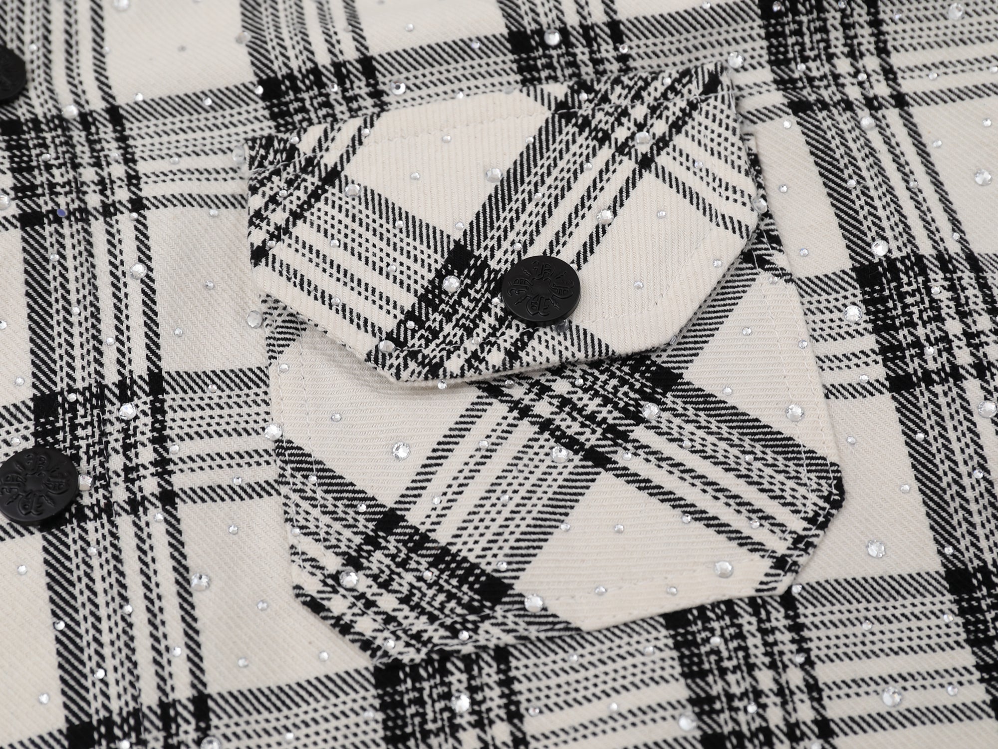 VIP Drilled Flannel White