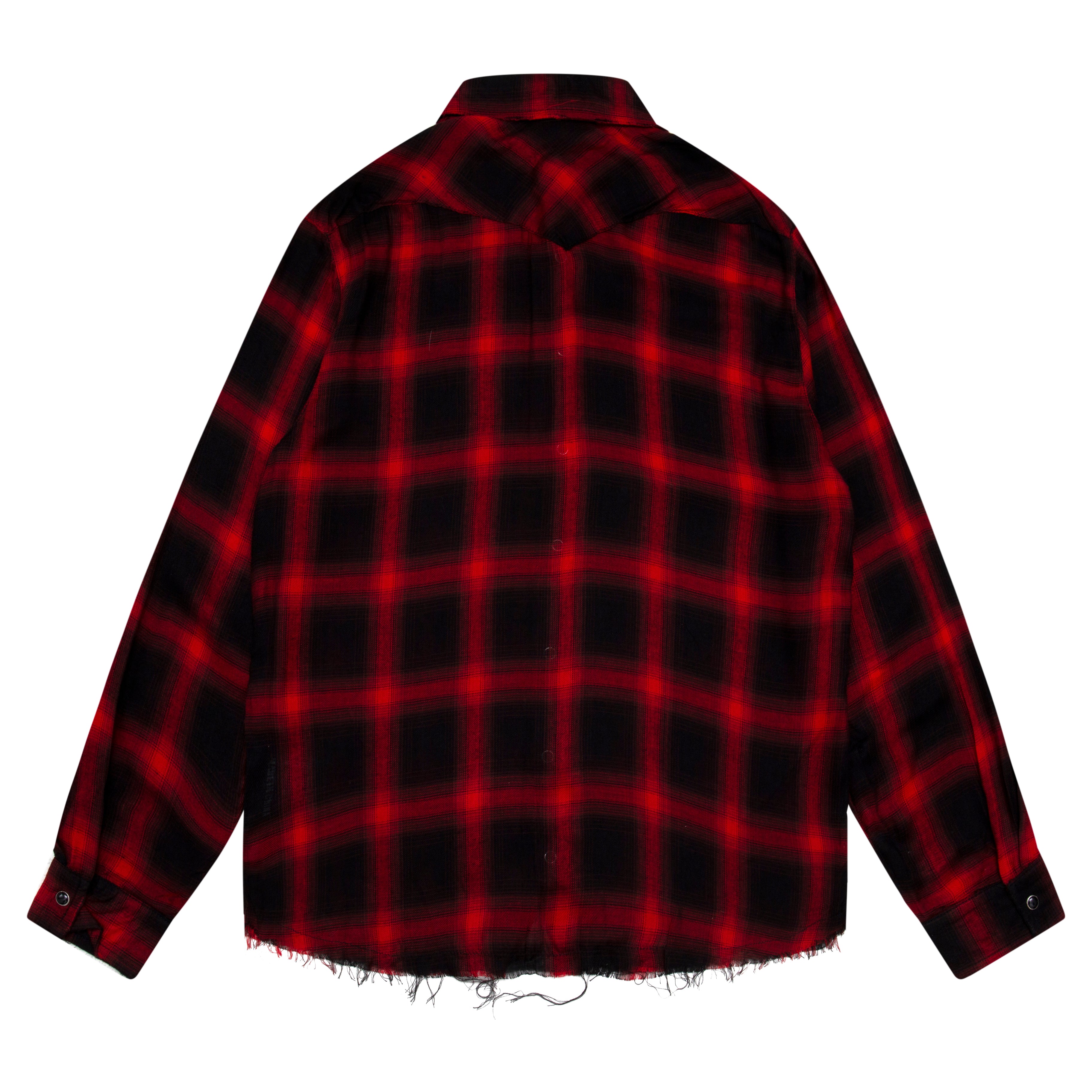 Soft Cotton Plaid Flannel Red/Black