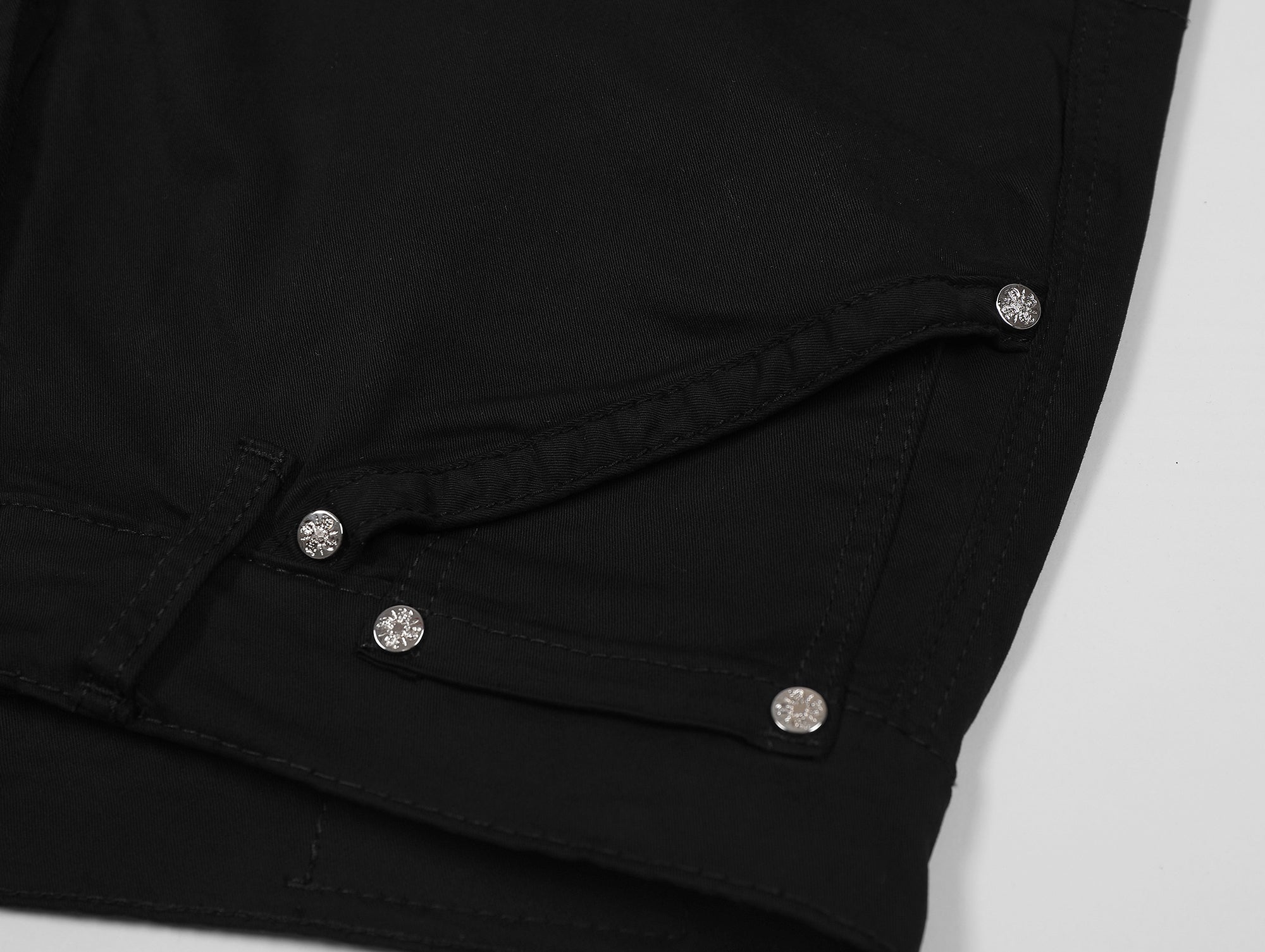 Black Cargo Chinos