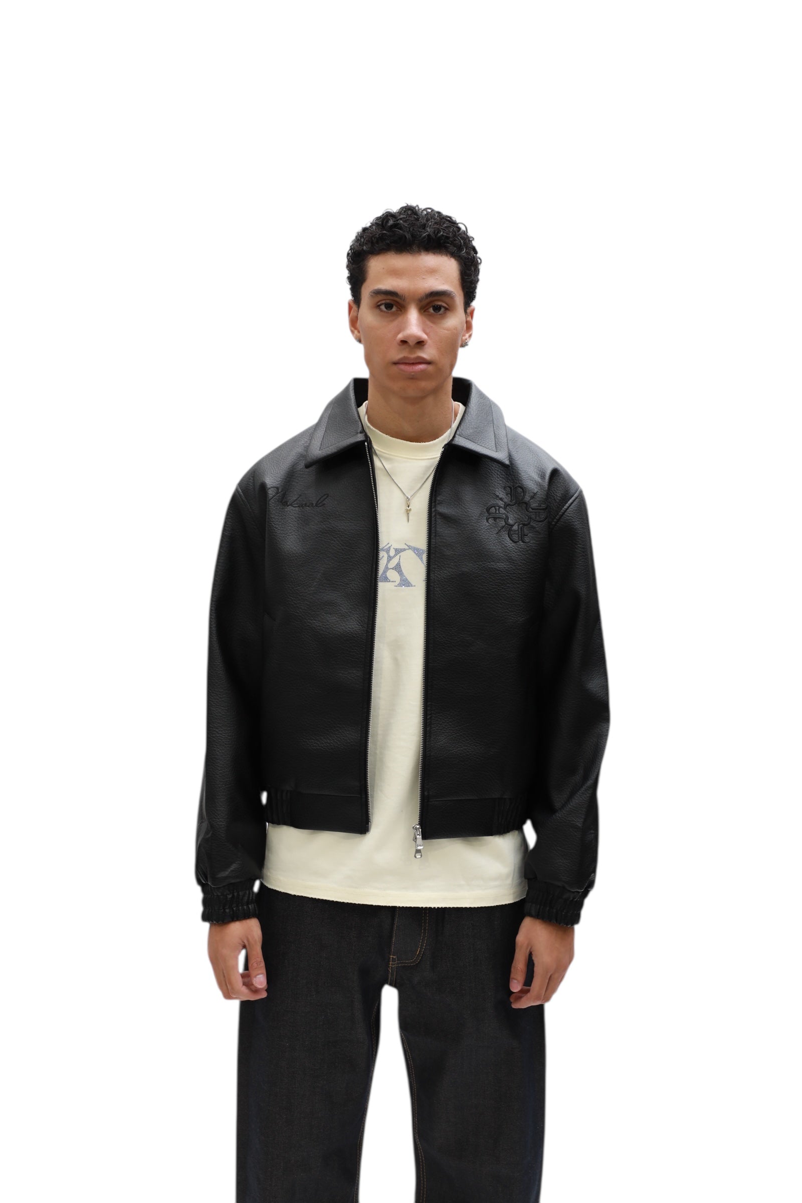Artisan Leather Jacket- Black