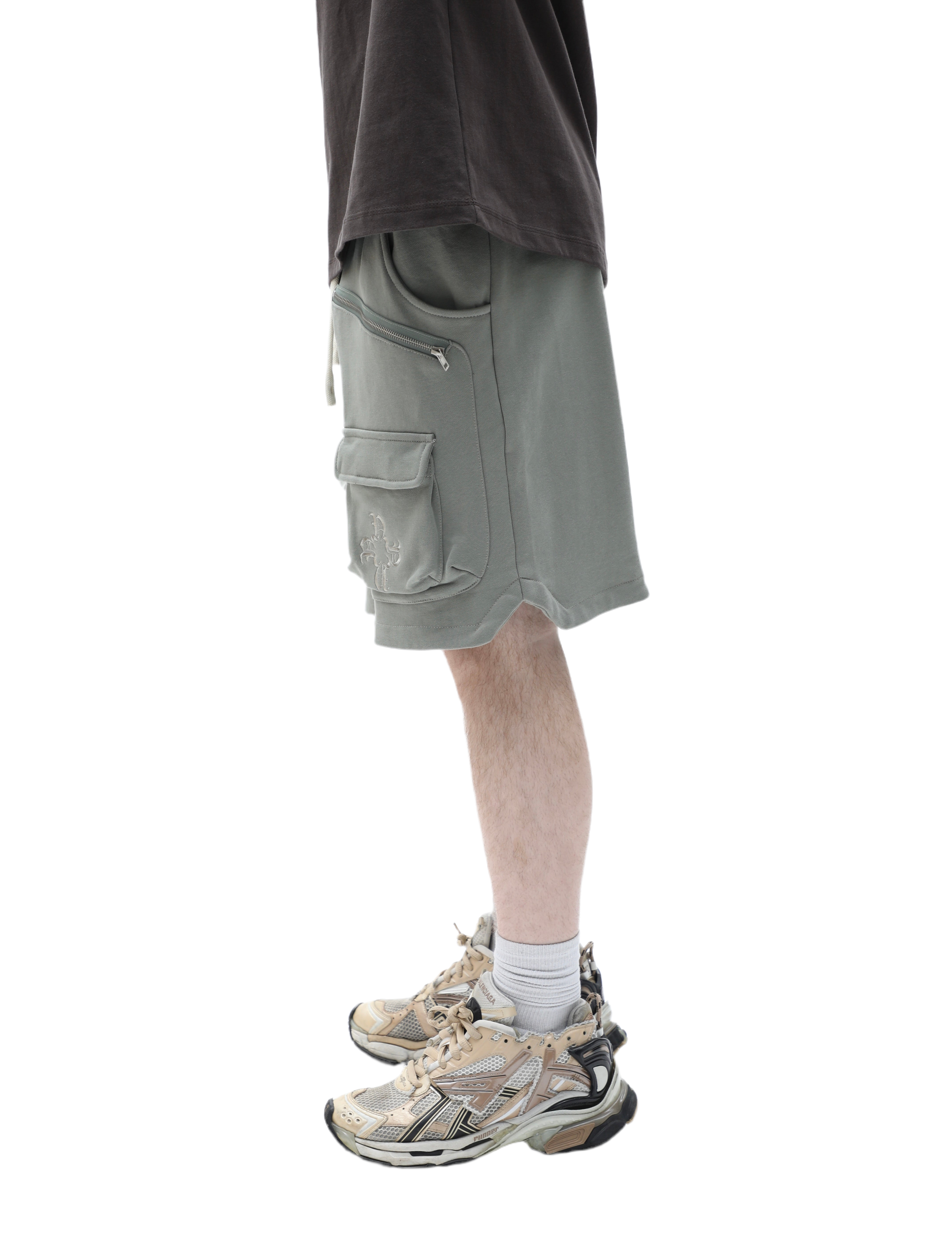 Sage Utility Sweat Shorts