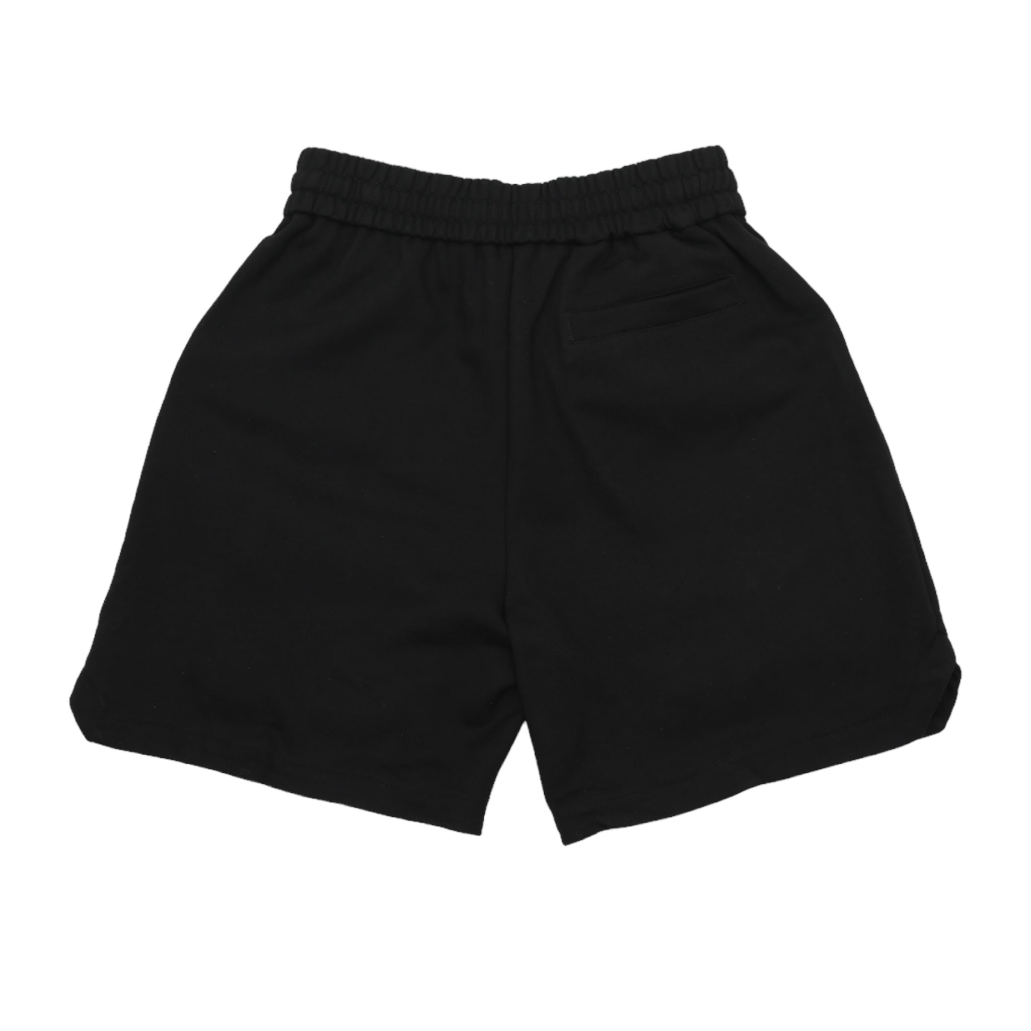 Black Utility Sweat Shorts