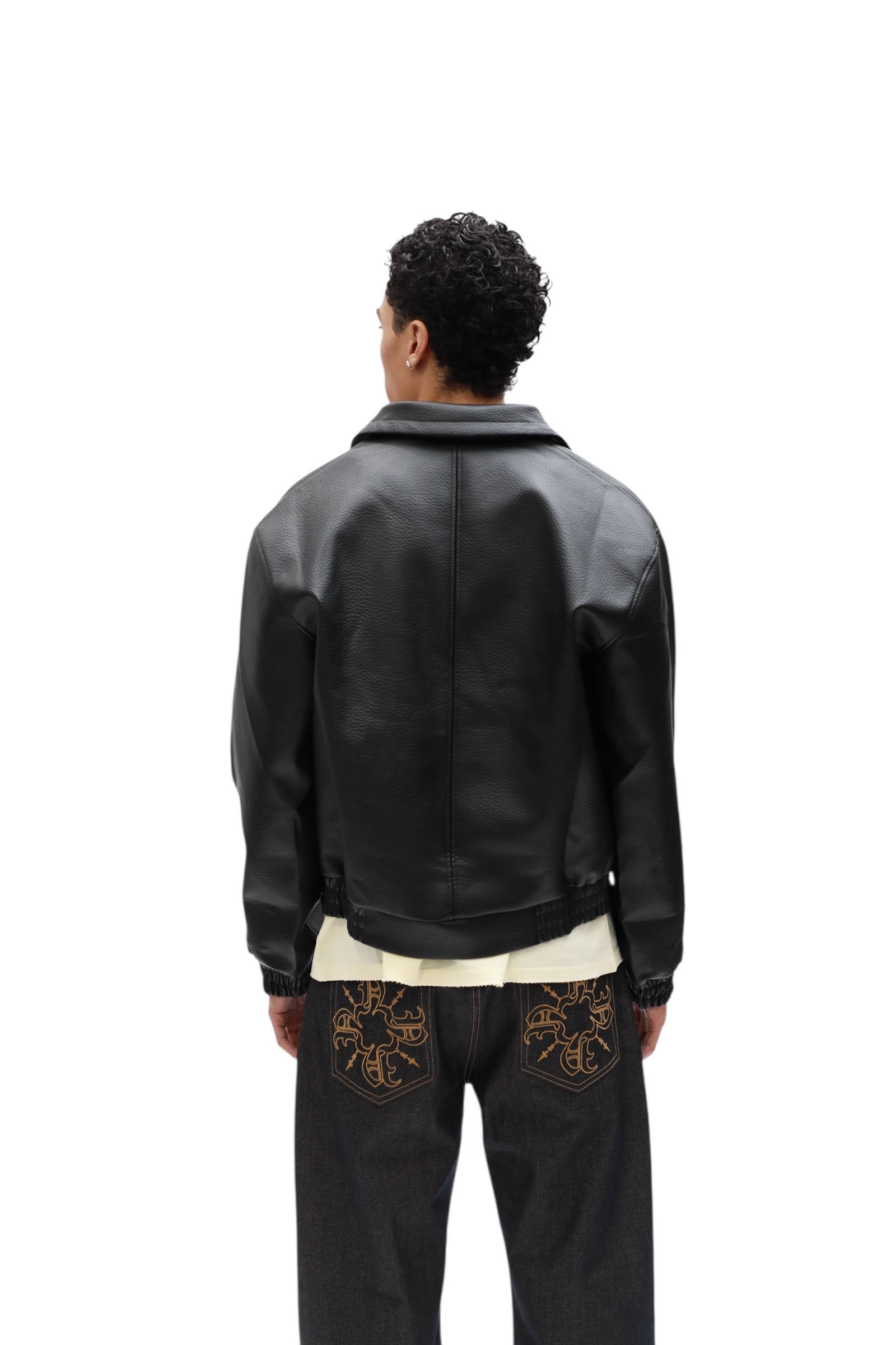 Artisan Leather Jacket- Black