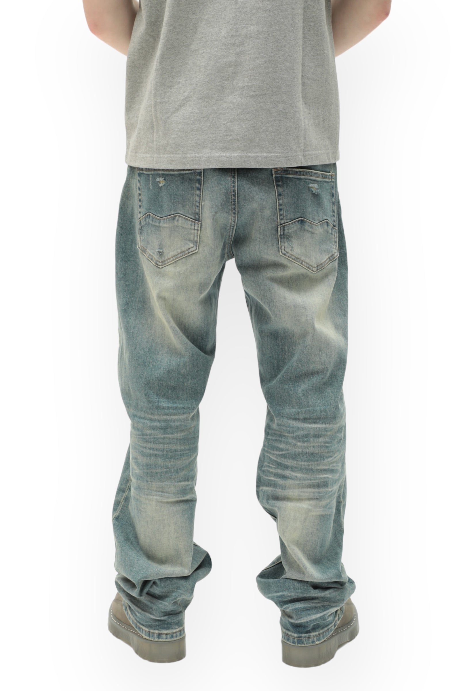 Straight Leg Light Blue Denim