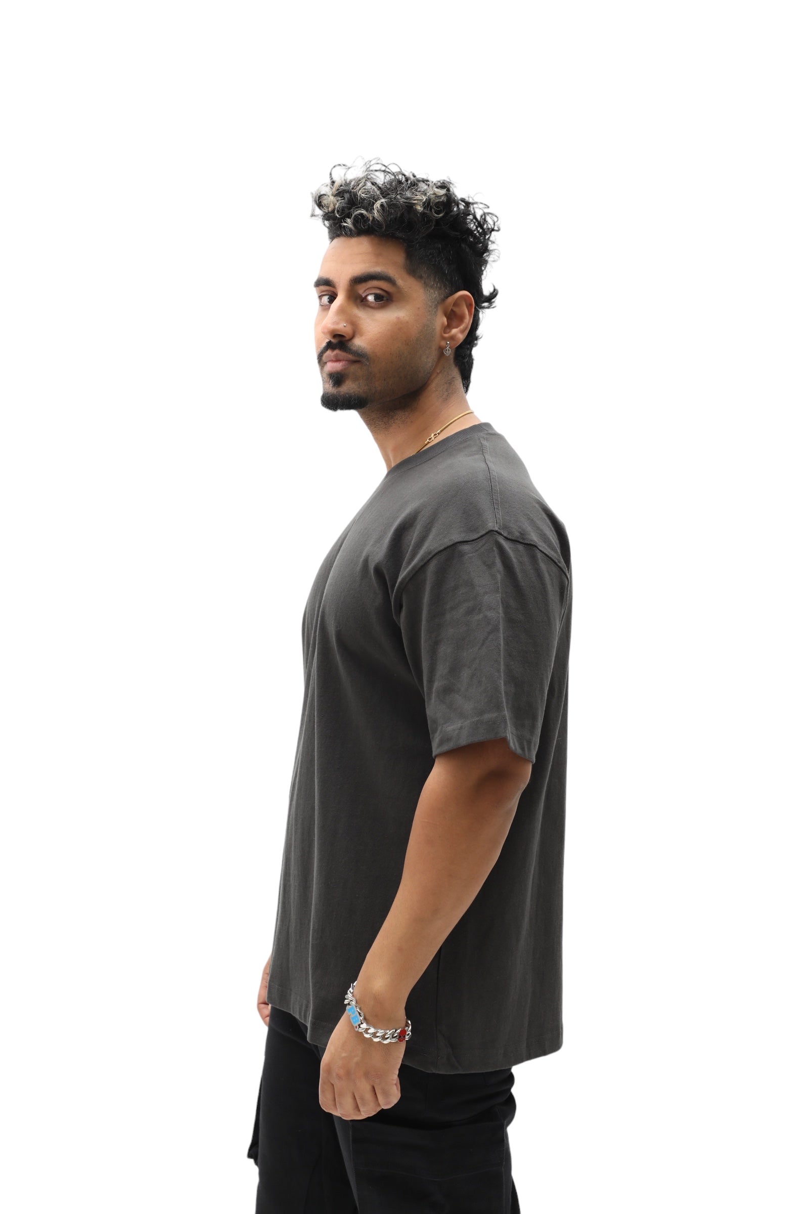 320 Heavy Cotton T-Shirt - Charcoal Gray