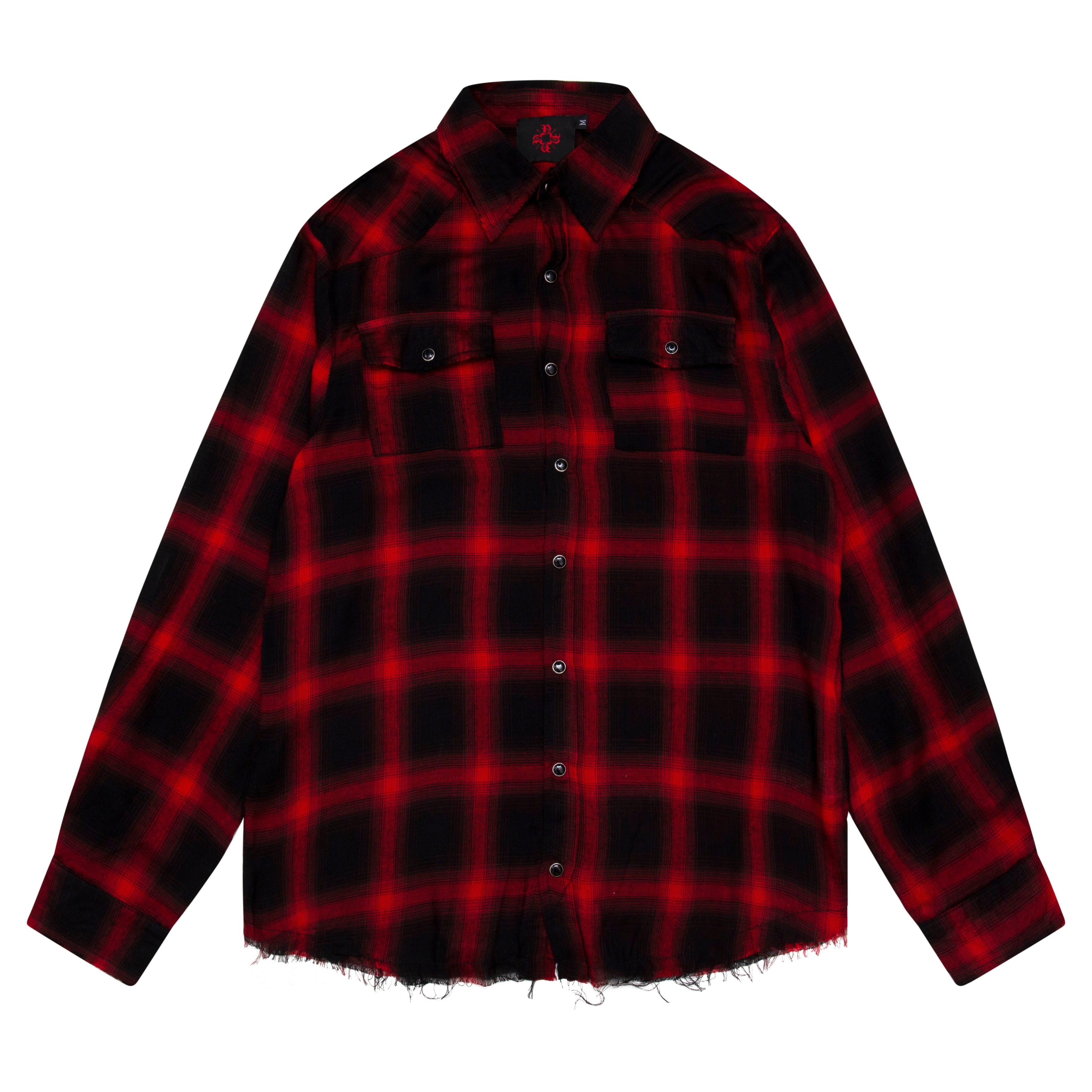 Soft Cotton Plaid Flannel Red/Black