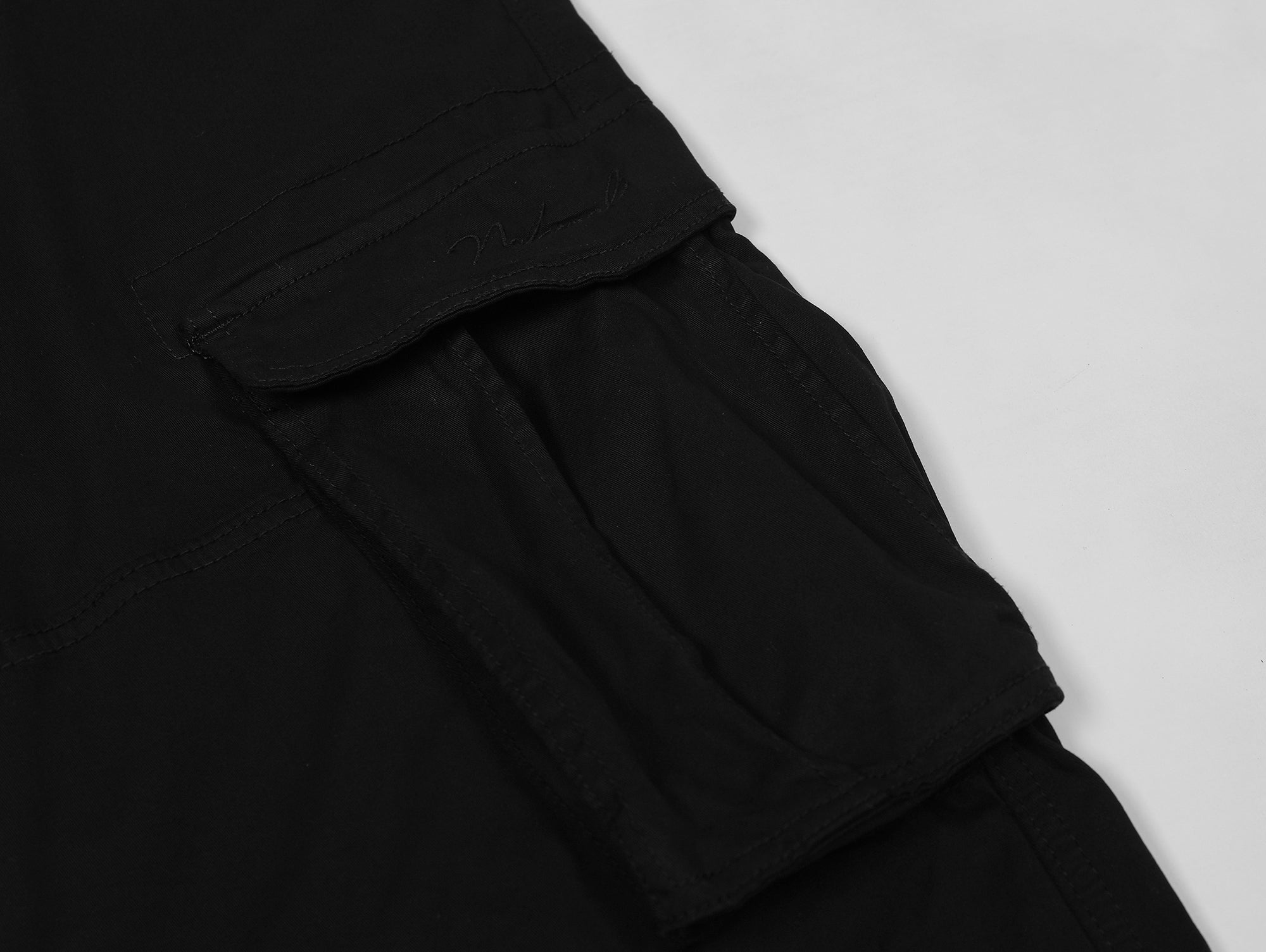 Black Cargo Chinos