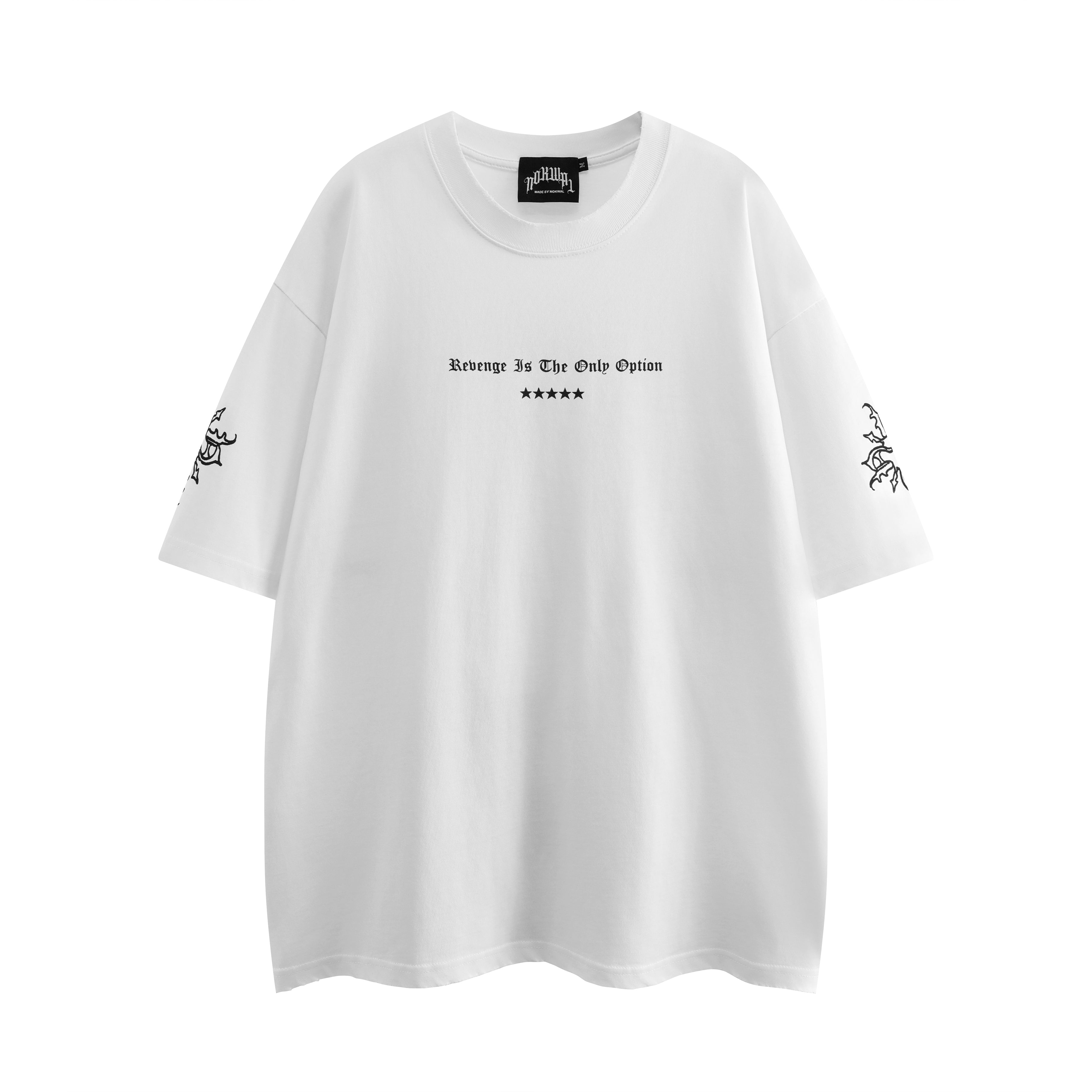 Revenge Is The Only Option Tee White