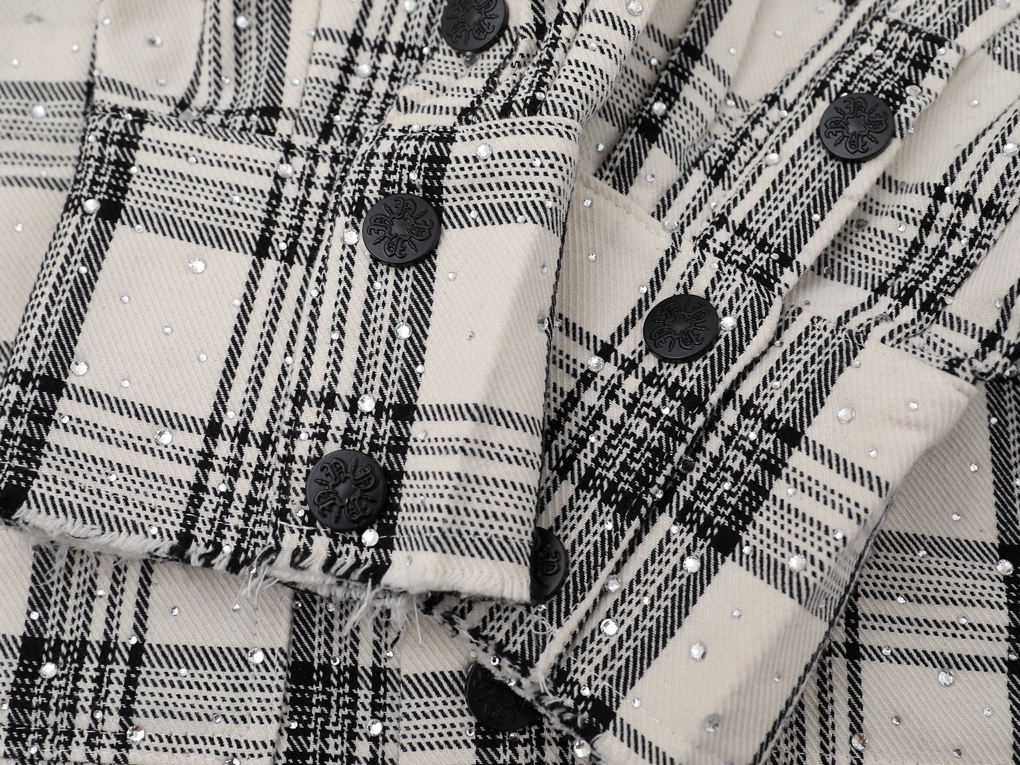 VIP Drilled Flannel White