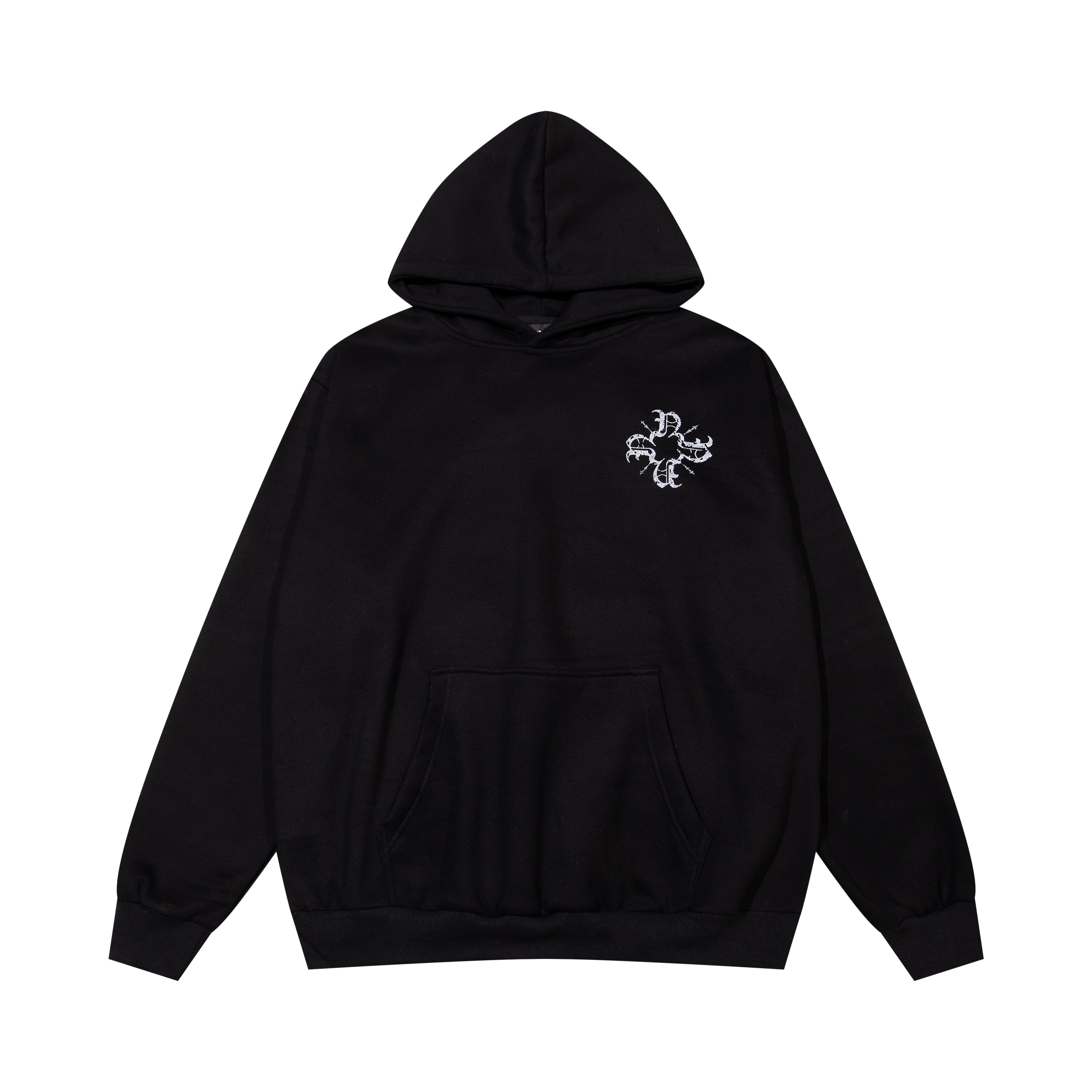 Monogram Essential Hoodie Black