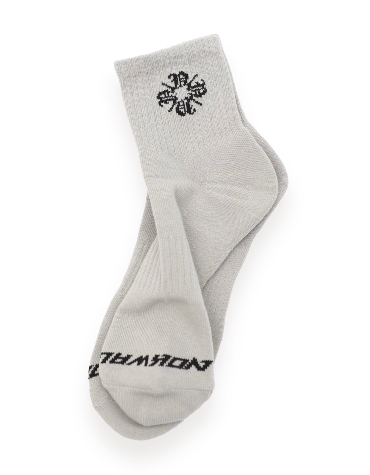 Monogram Solid Color Everyday Cushioned Half Socks