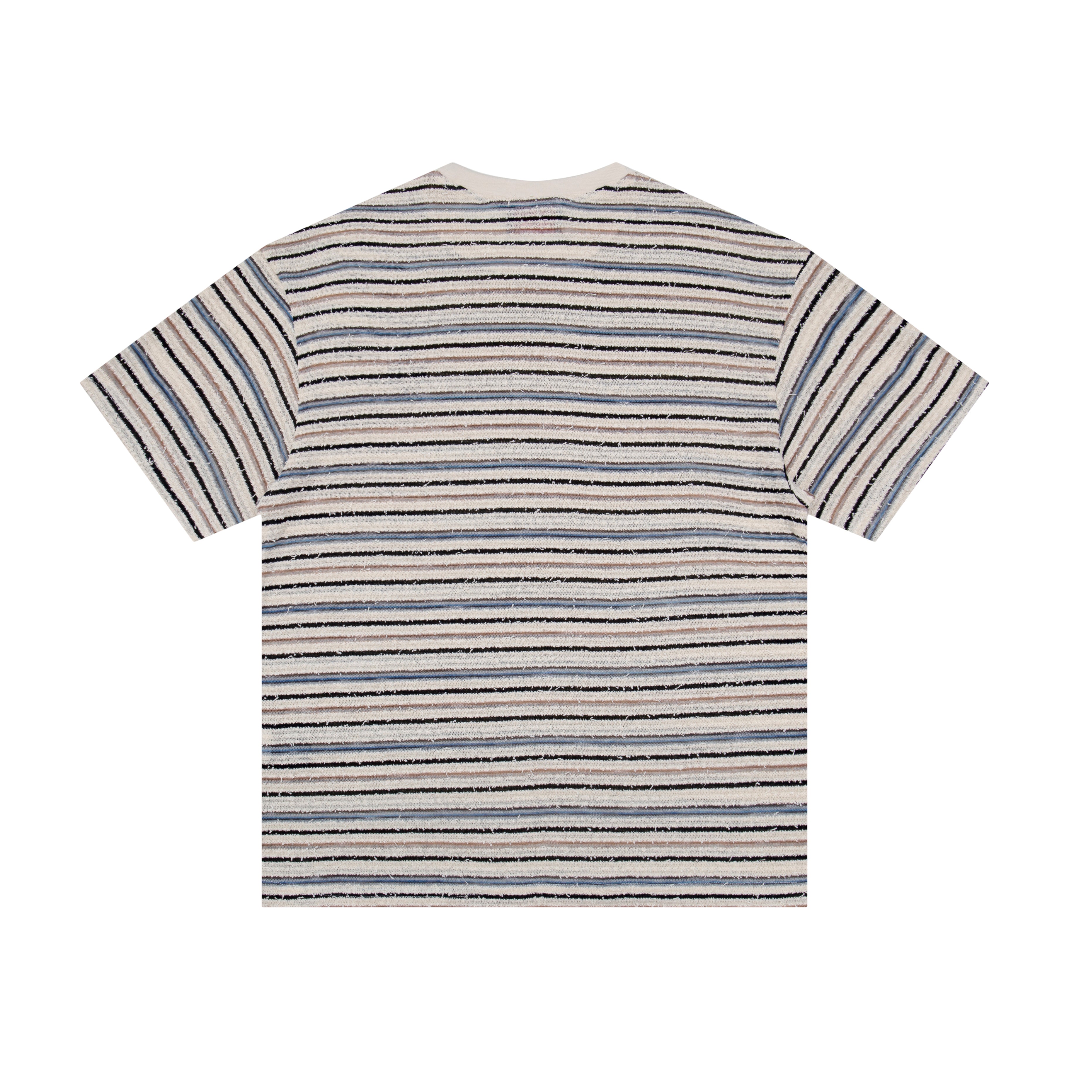 Loose Thread Striped Cotton Tee