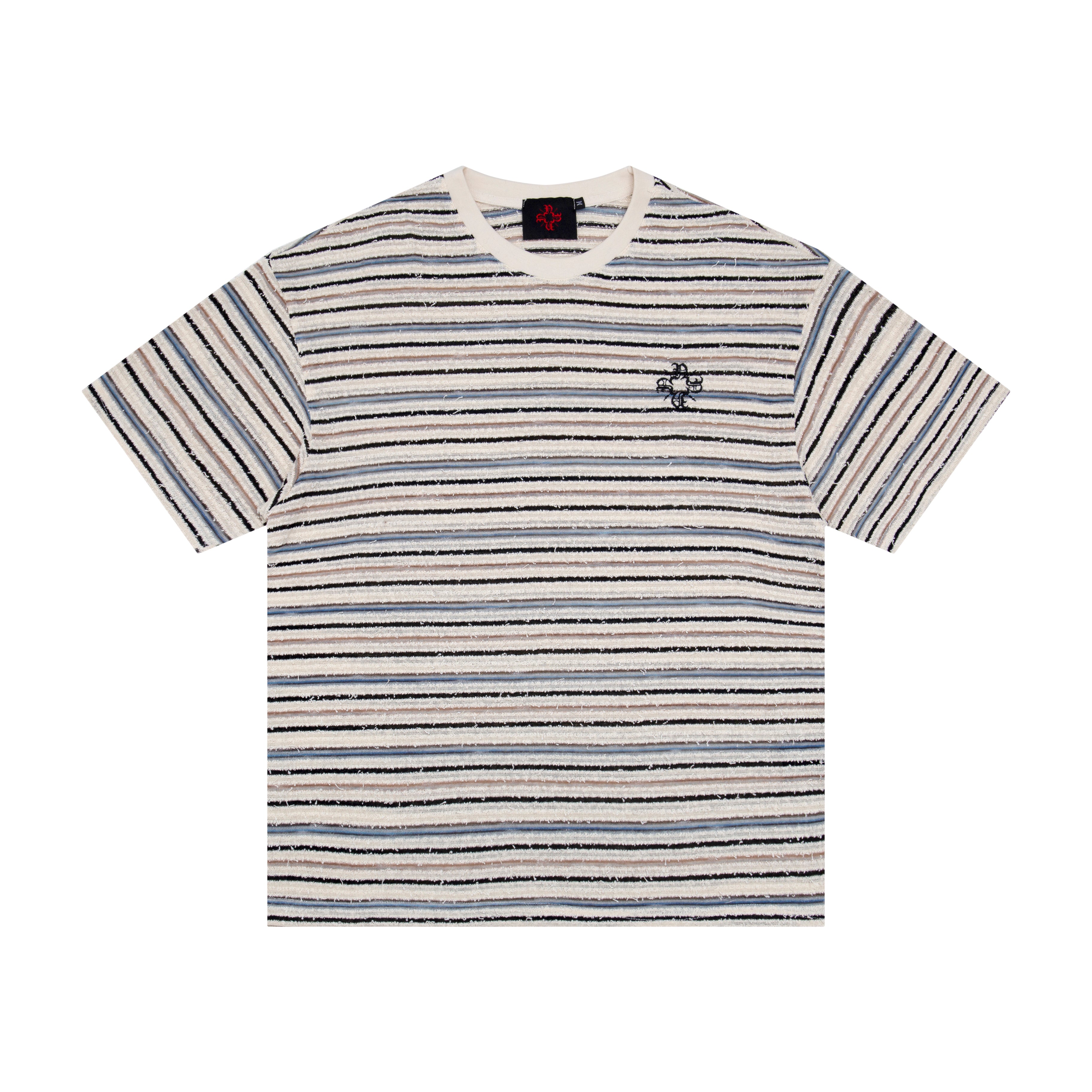 Vintage Horizon Loose Thread Stripe Tee