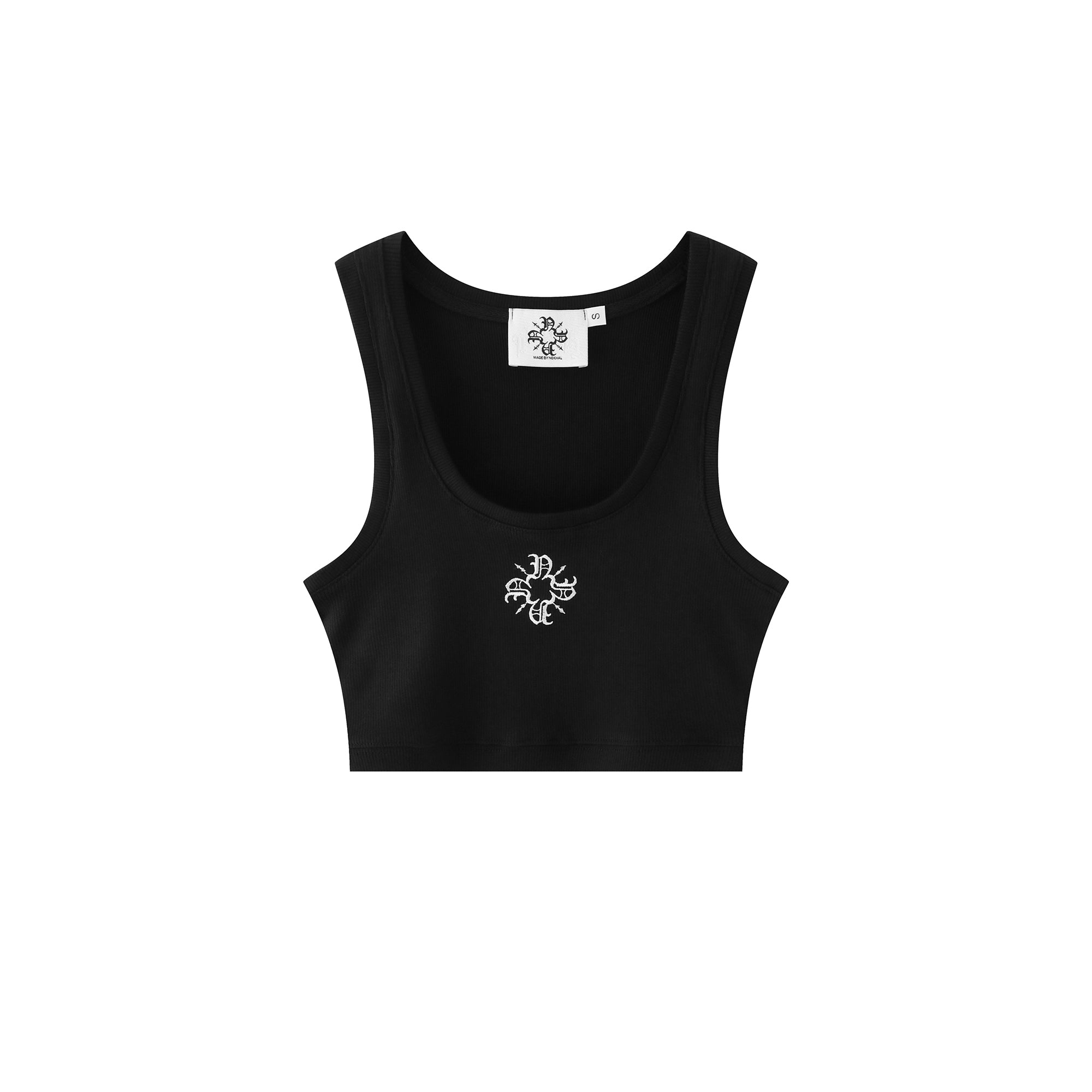 Women’s Quad-N Monogram Rib Crop Tank