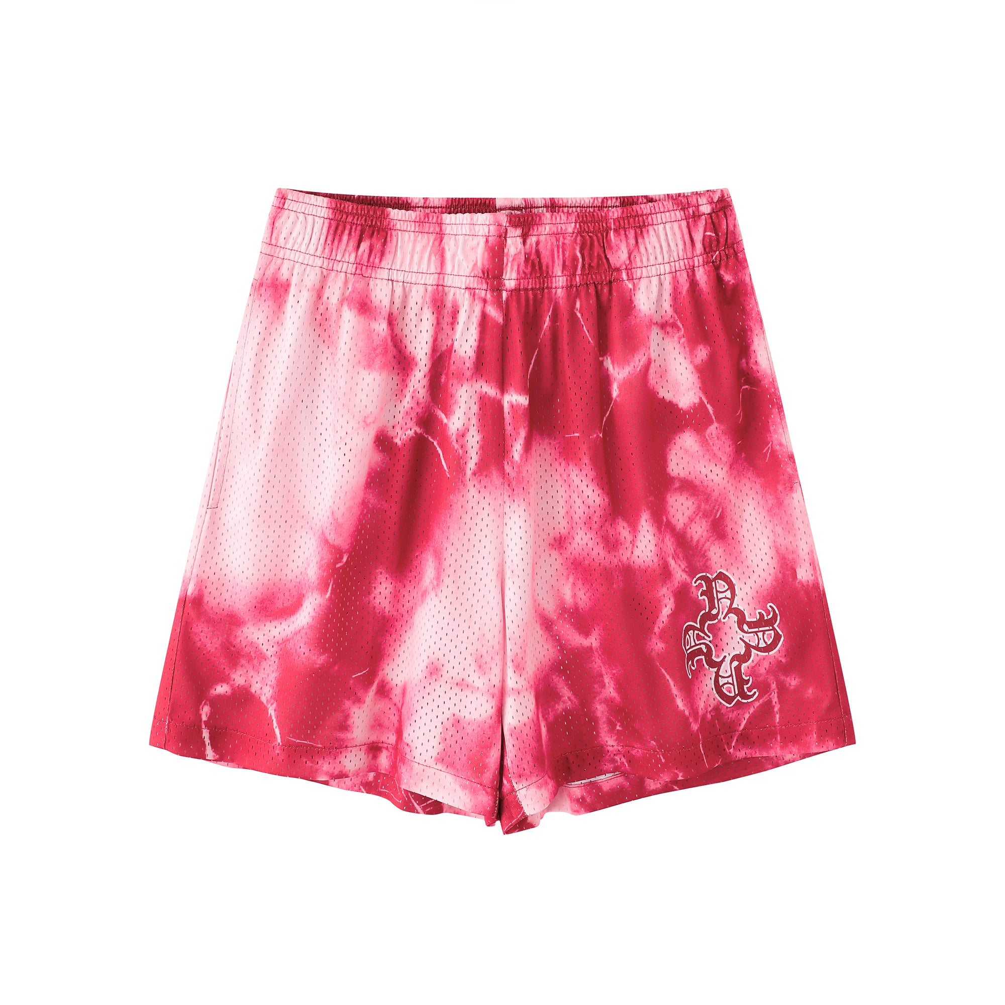 Shadow Red Dye Mesh Shorts