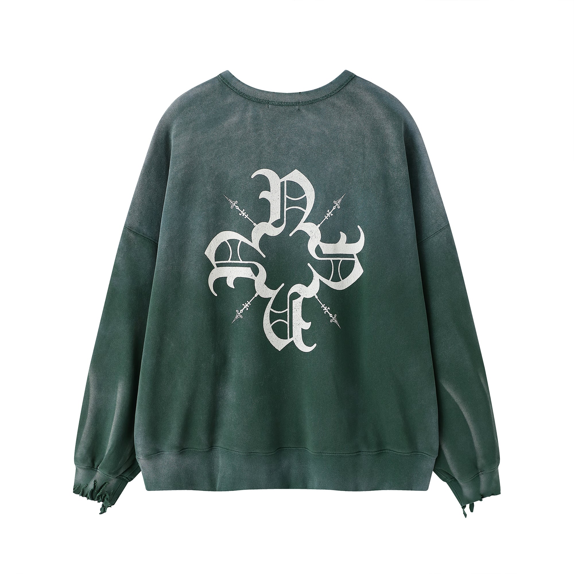 Emerald Monogram Crewneck