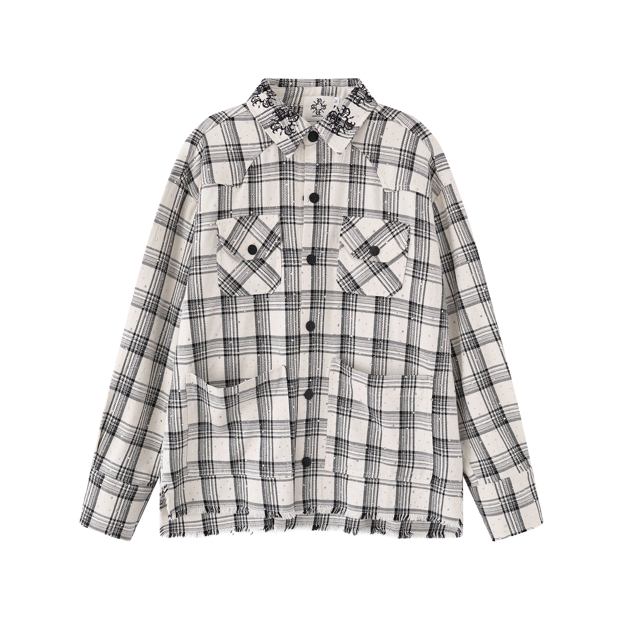 VIP Drilled Flannel White