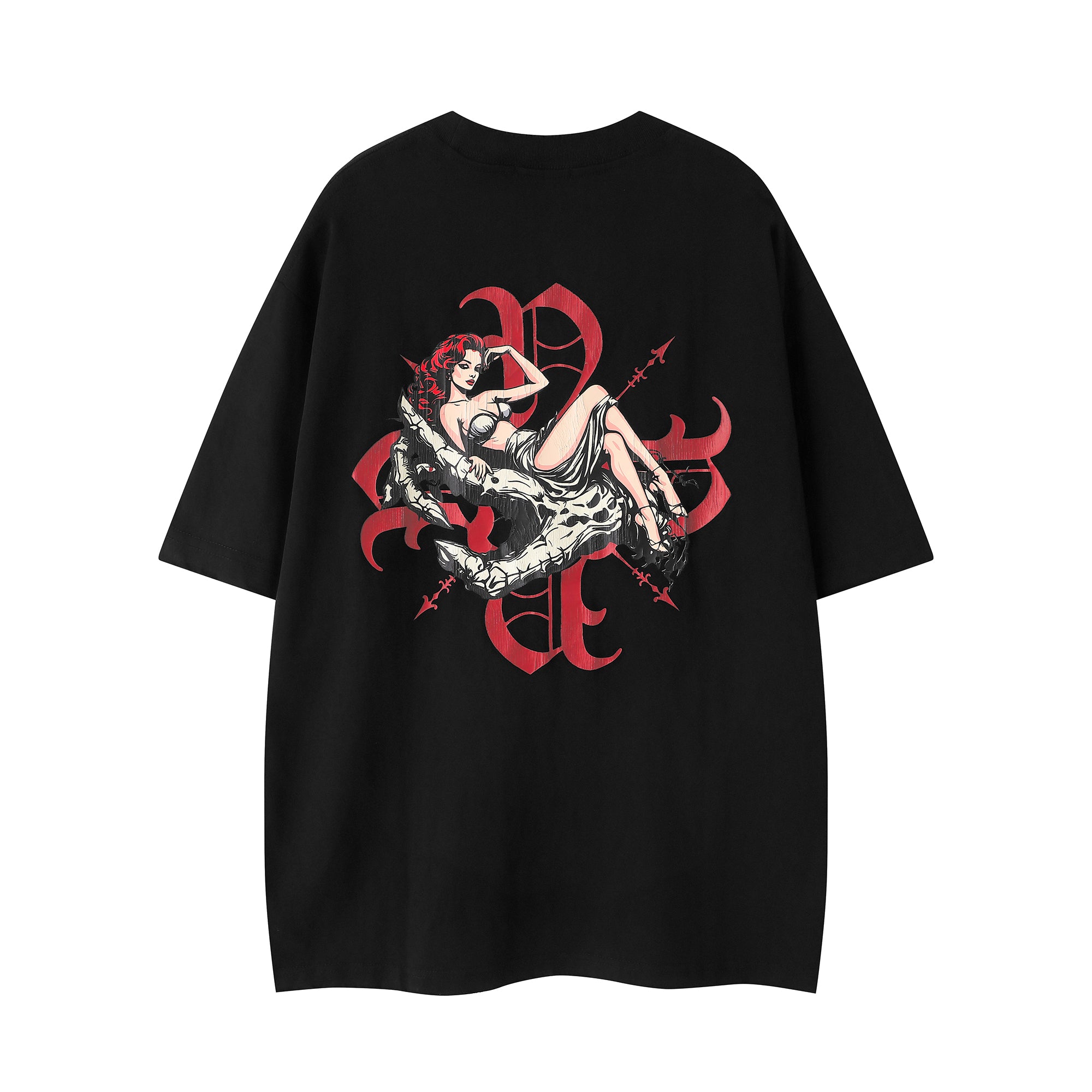 Skeleton Hand Tee -Black