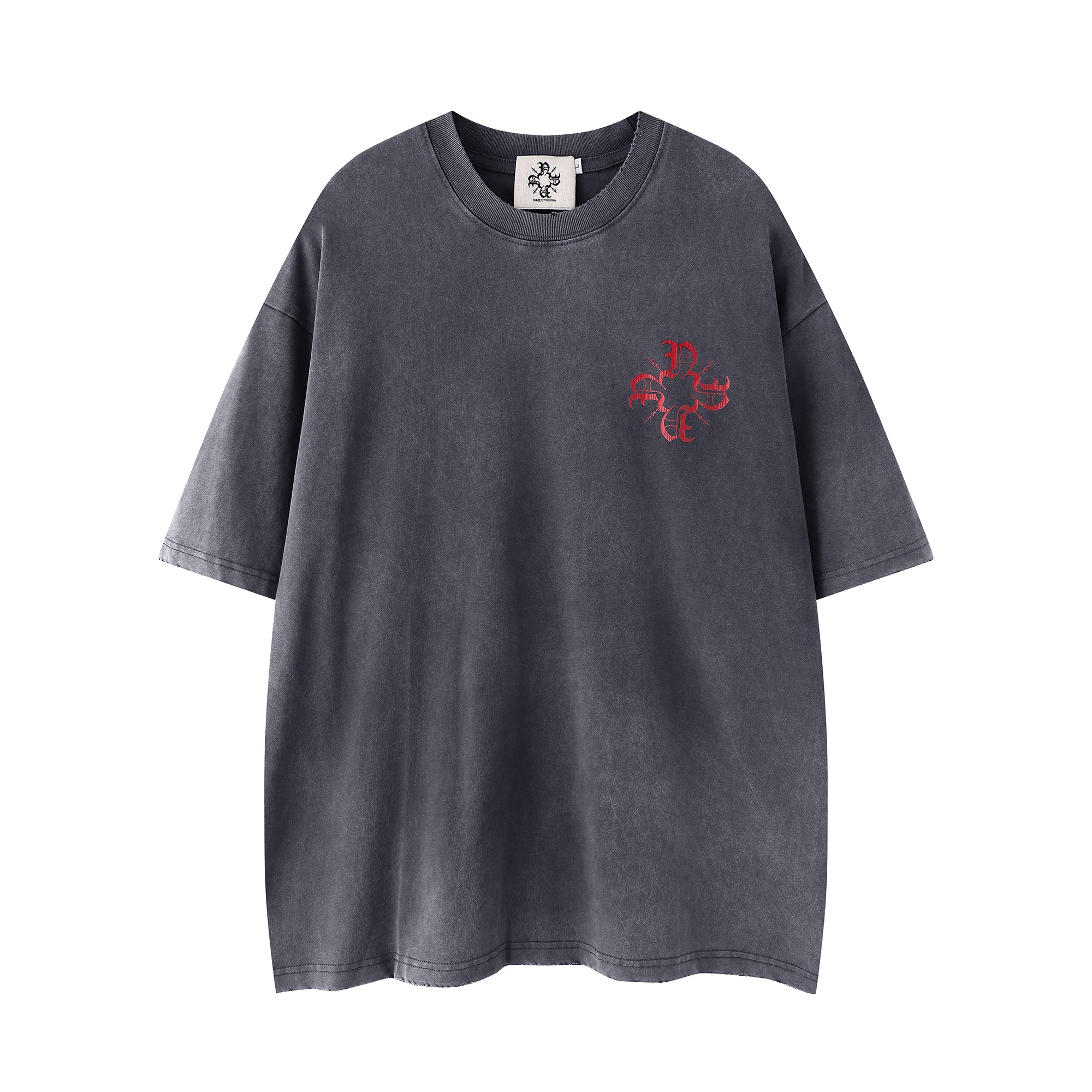 Skeleton Hand Tee -Grey