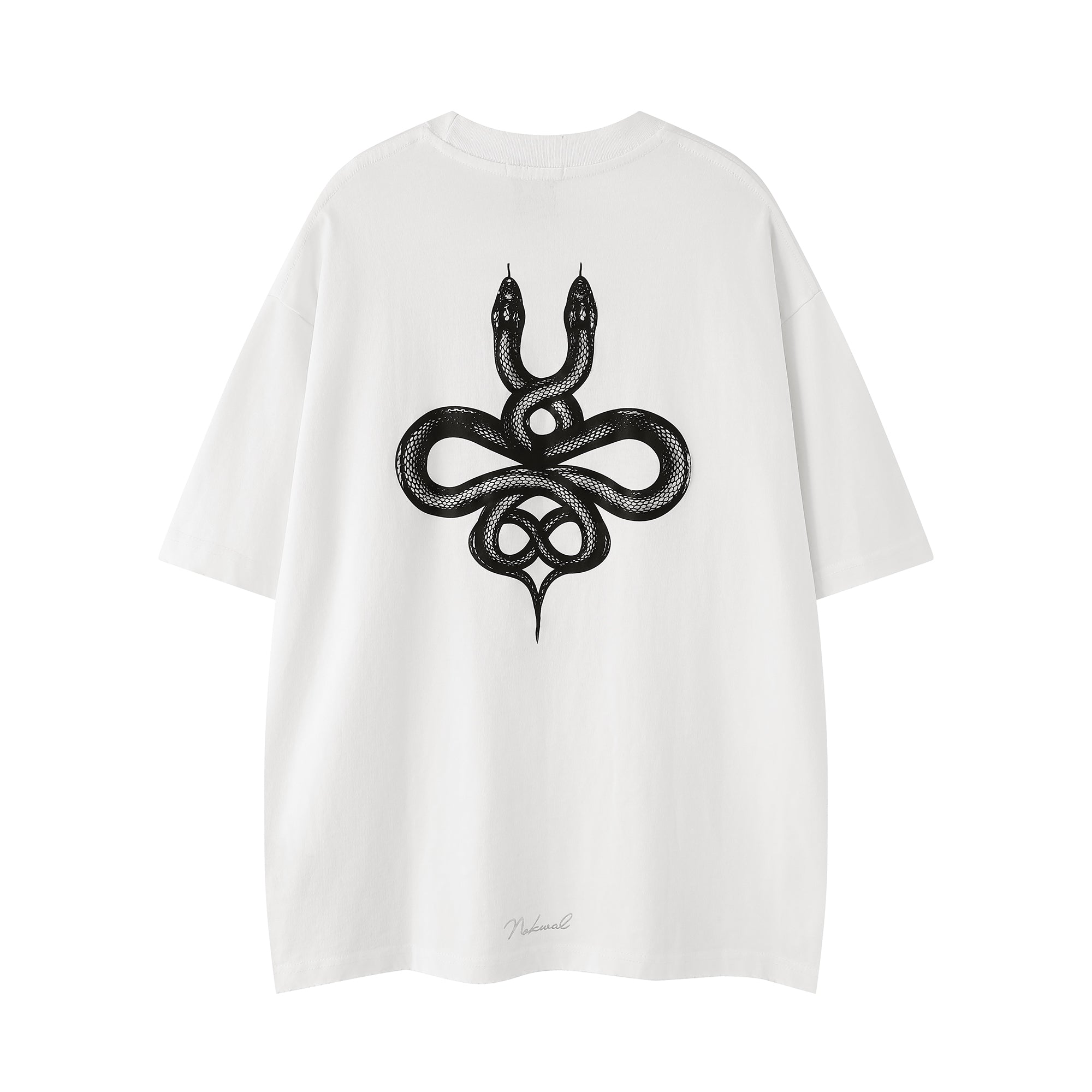 Dual Snake Tee -White