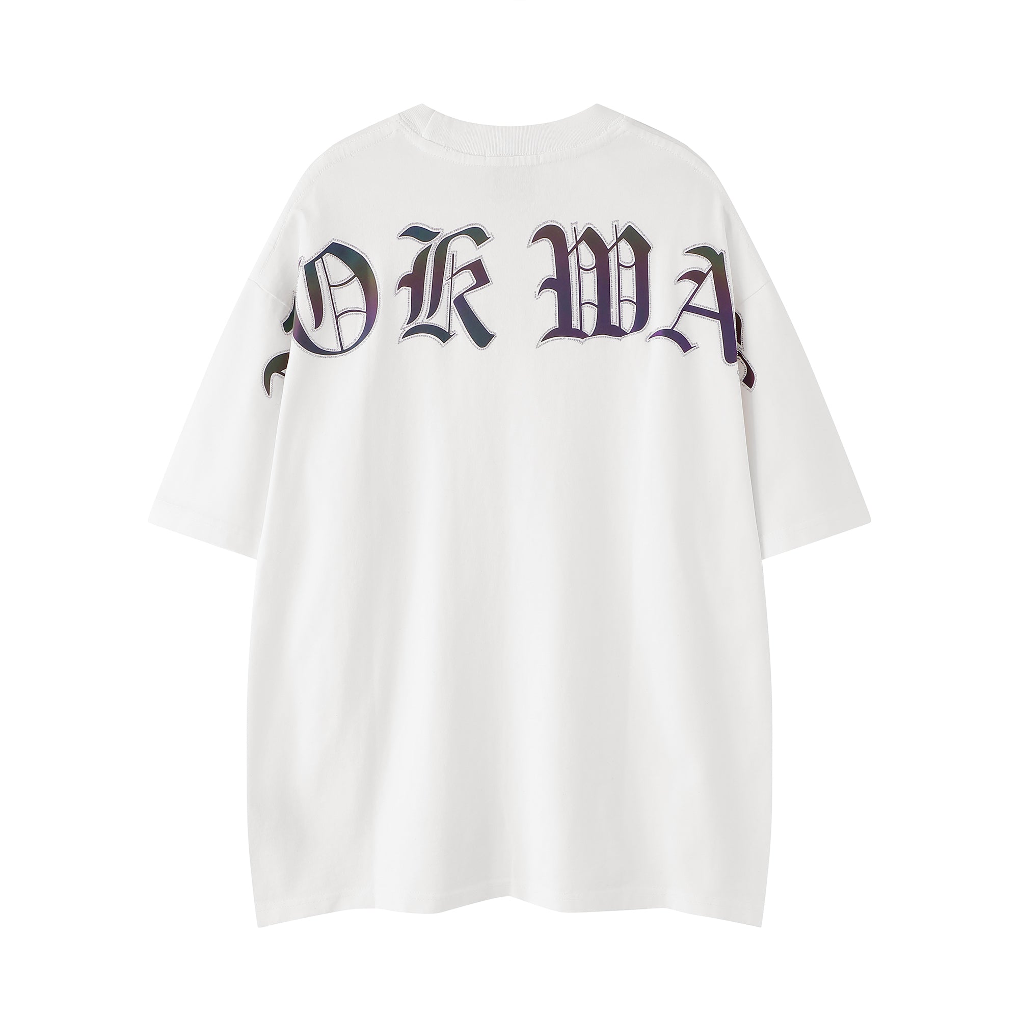 Oversized Damaged Soul Tee -White