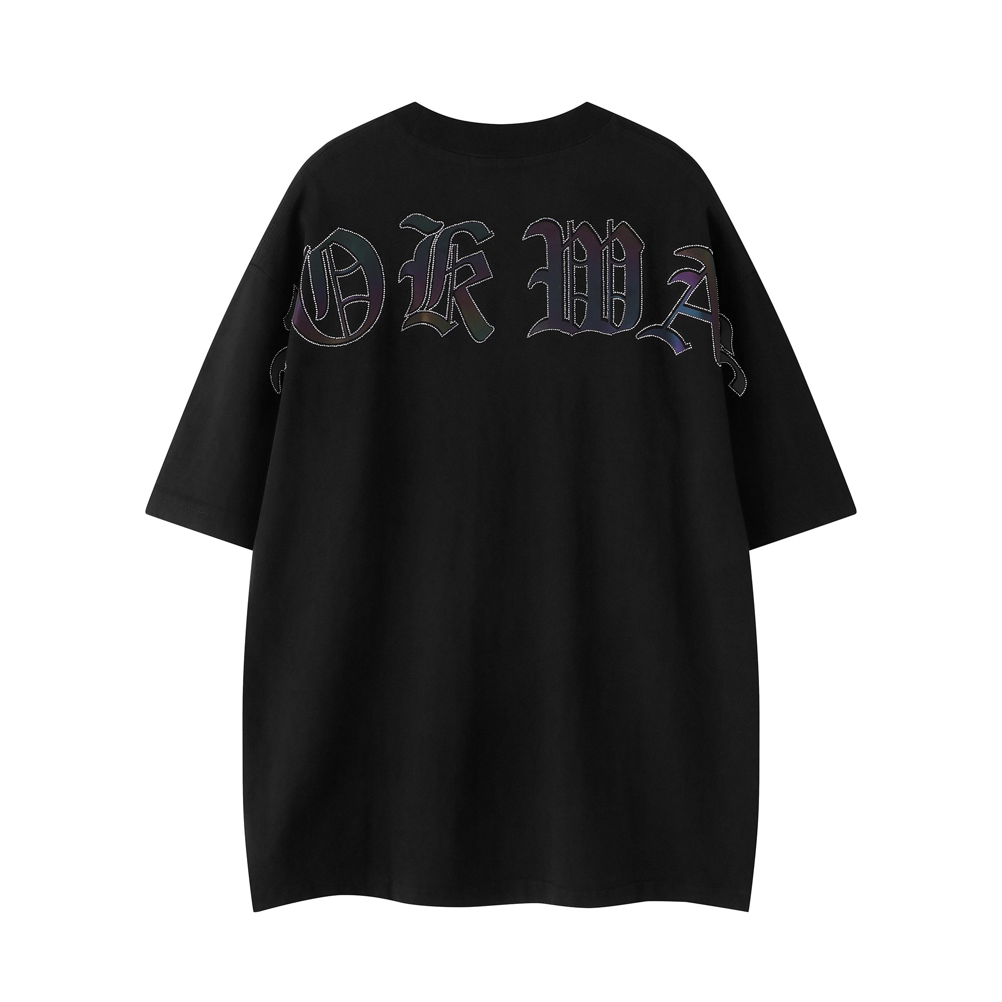 Oversized Damaged Soul Tee -Black