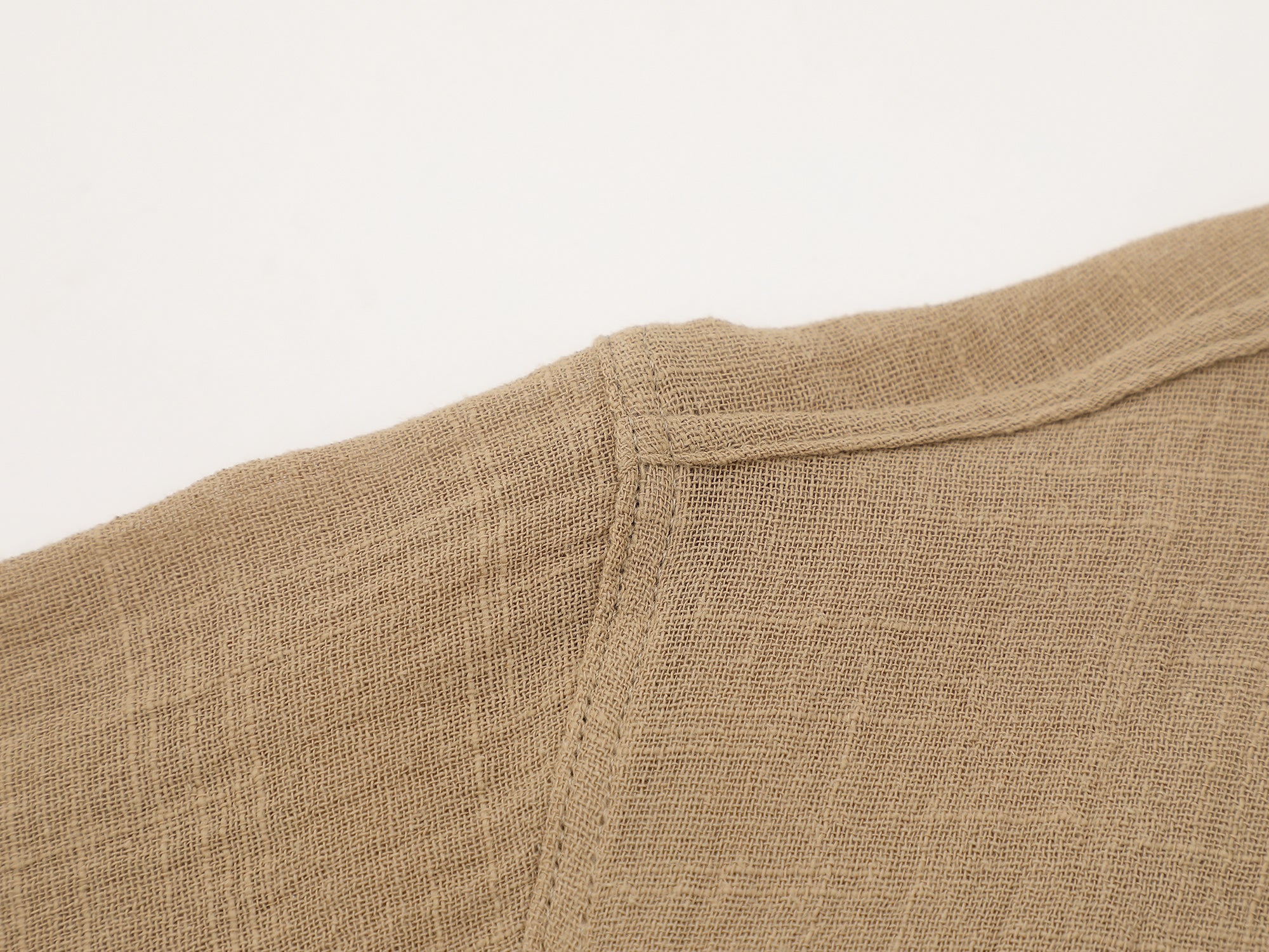 Nokwal Tailored Lenin Shirt- Sand