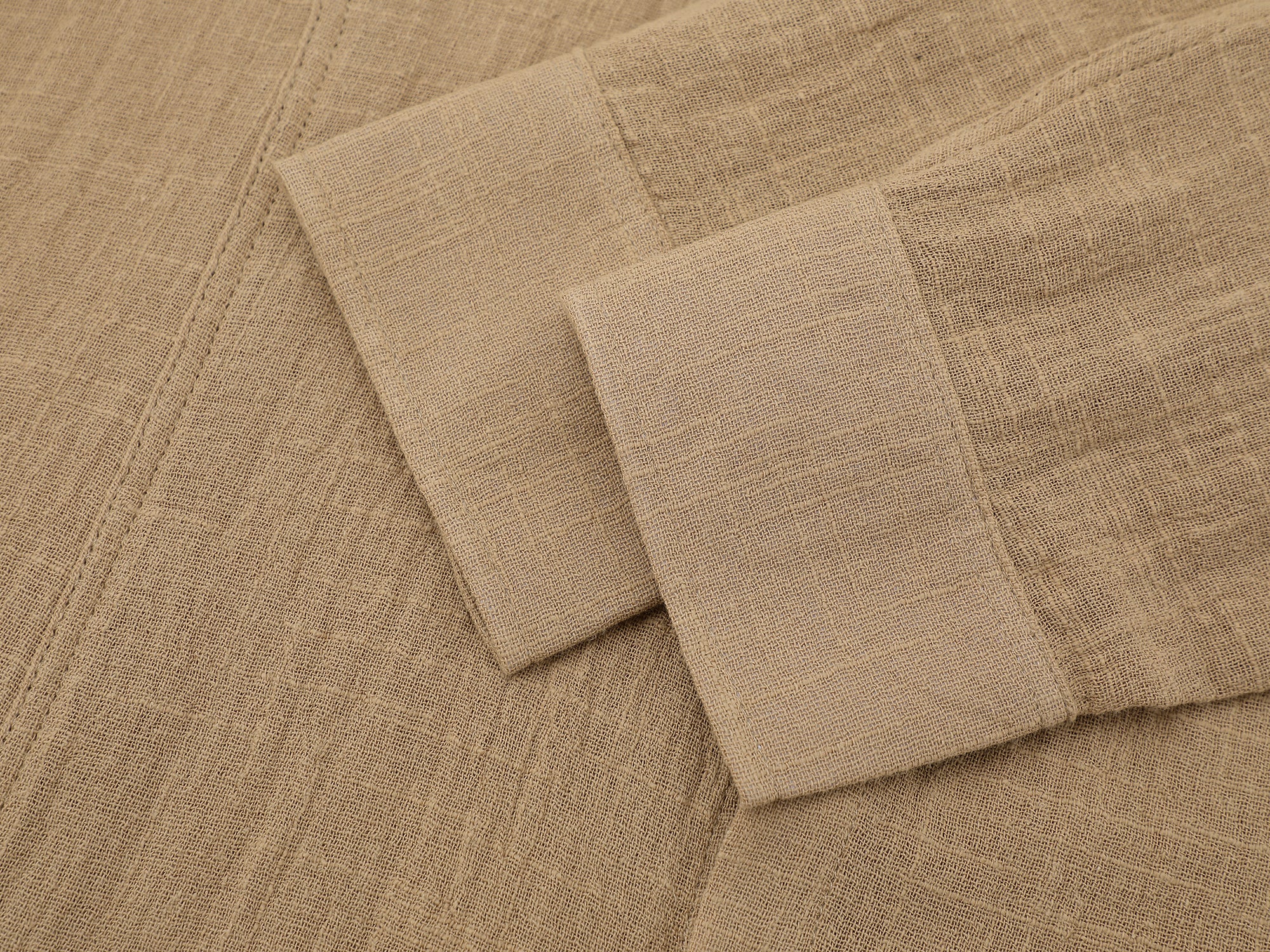 Nokwal Tailored Lenin Shirt- Sand