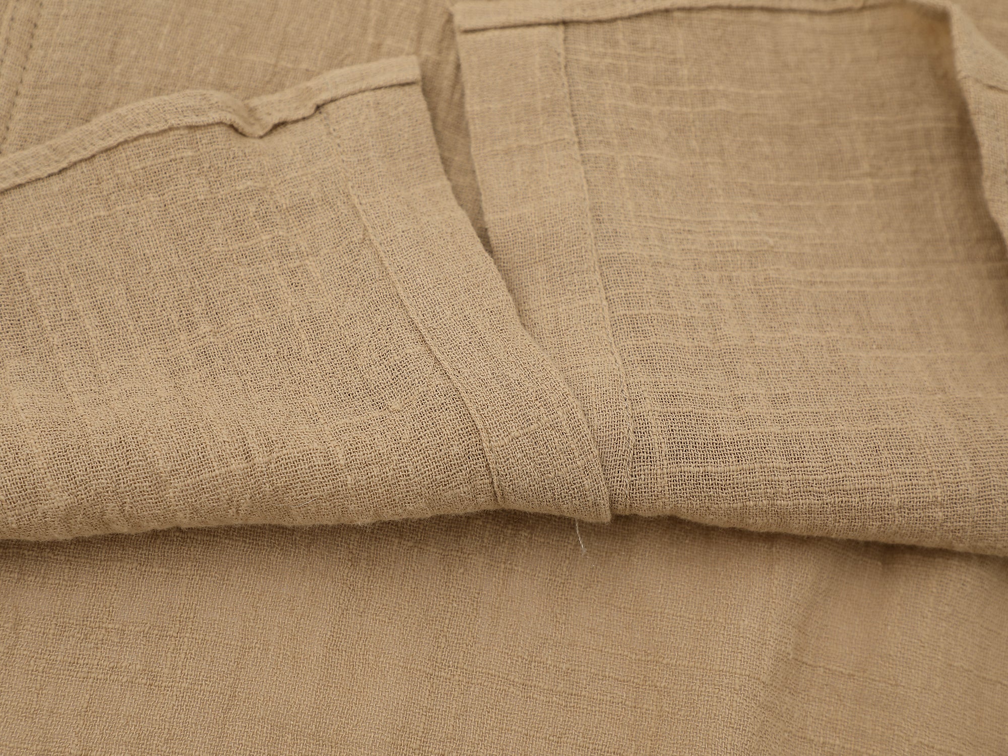 Nokwal Tailored Lenin Shirt- Sand