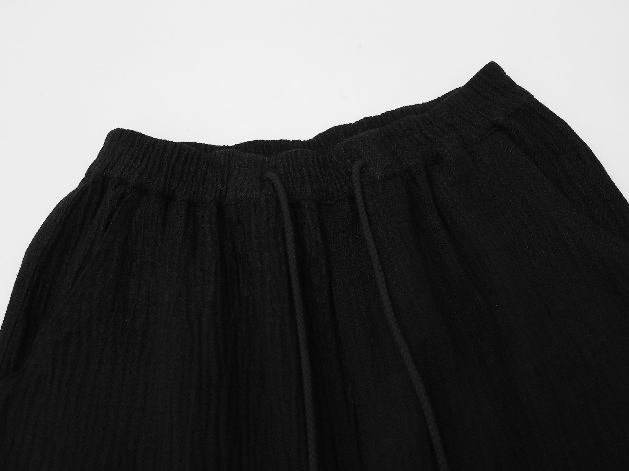 Flow Texture Pants- Black