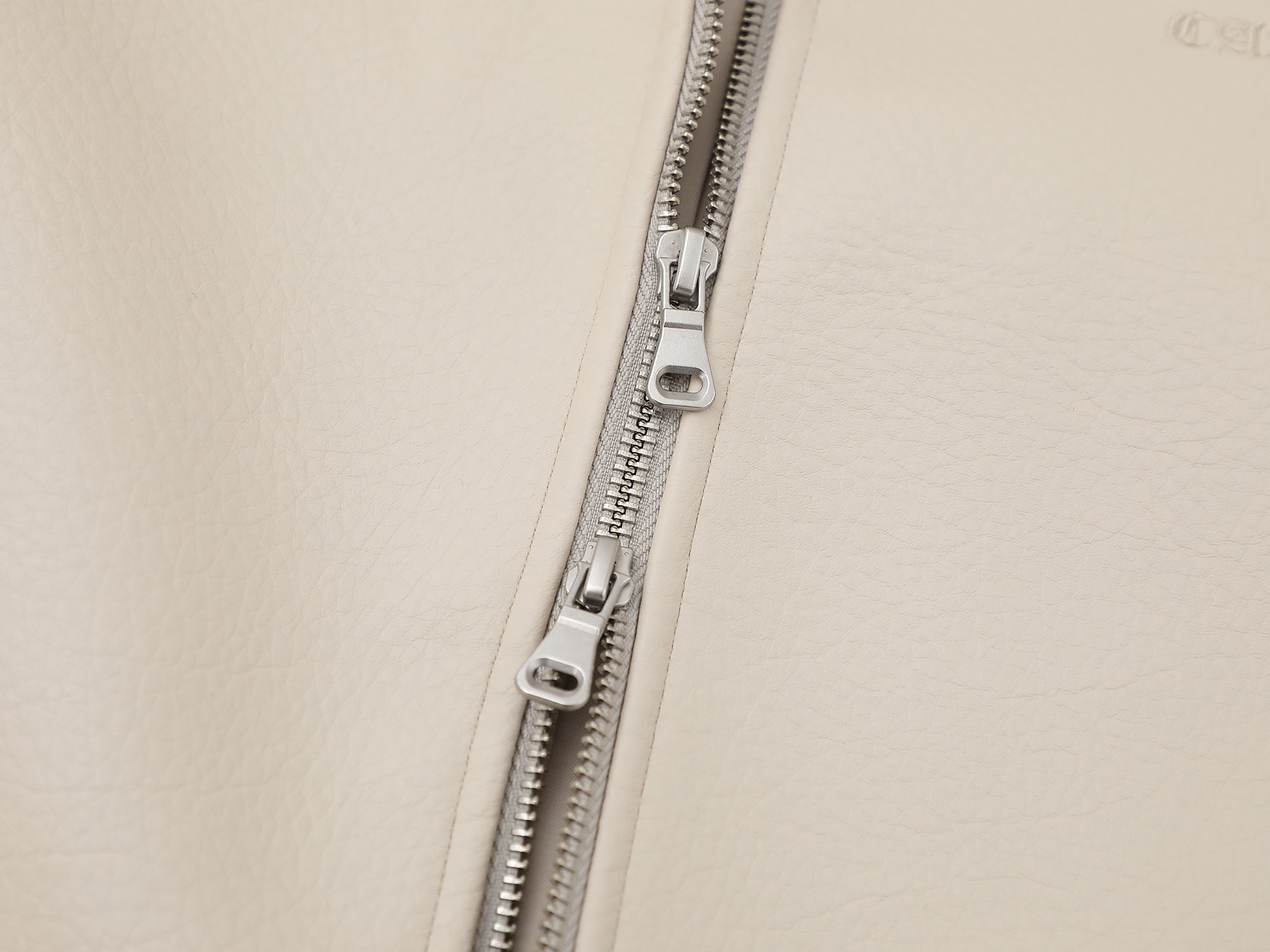 Artisan Leather Jacket- Cream