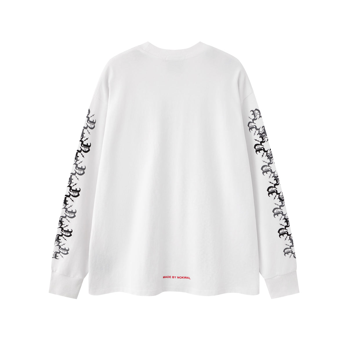 Monogram Inner locking Long Sleeve White