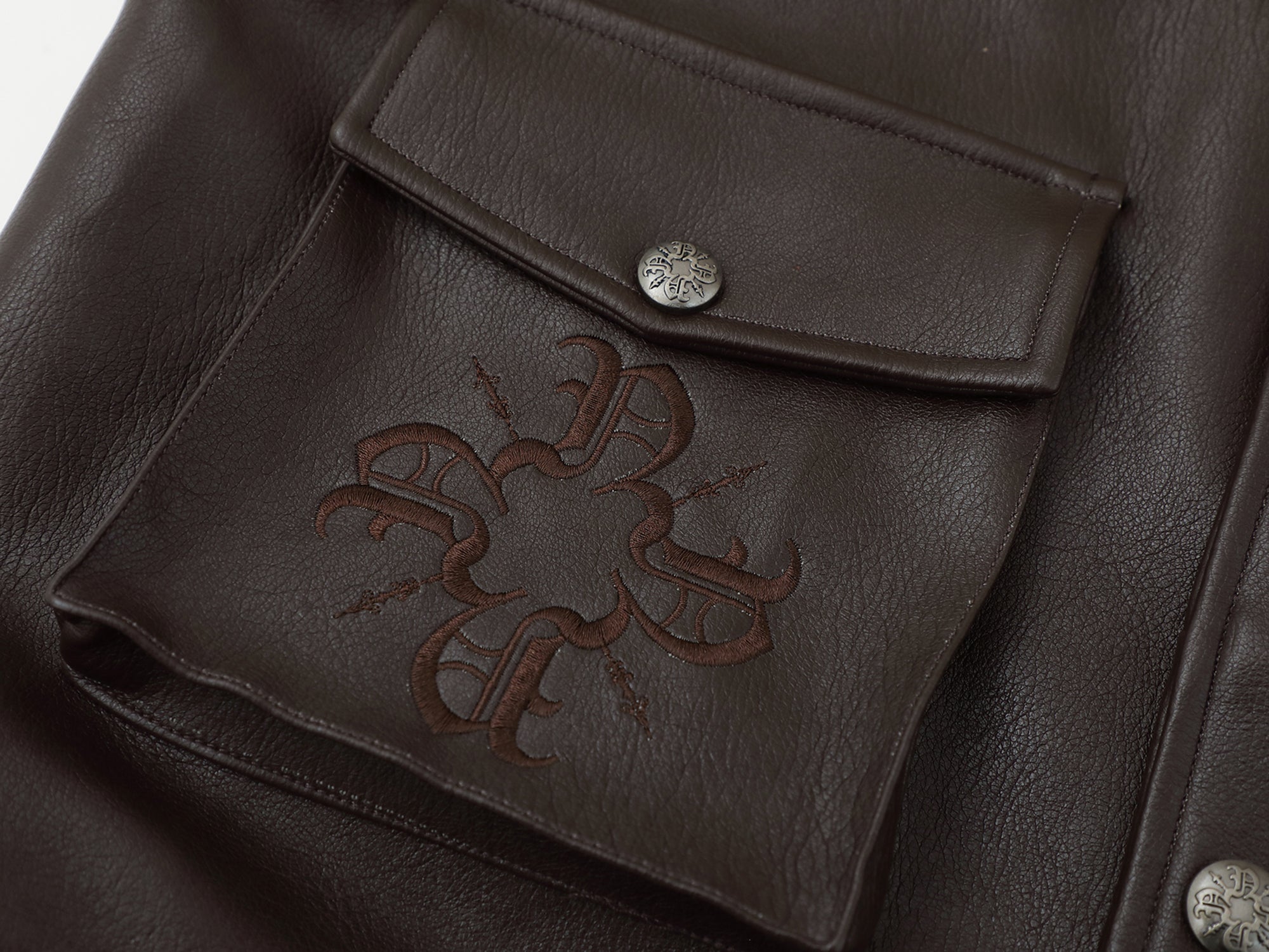 Leather Vest – Brown