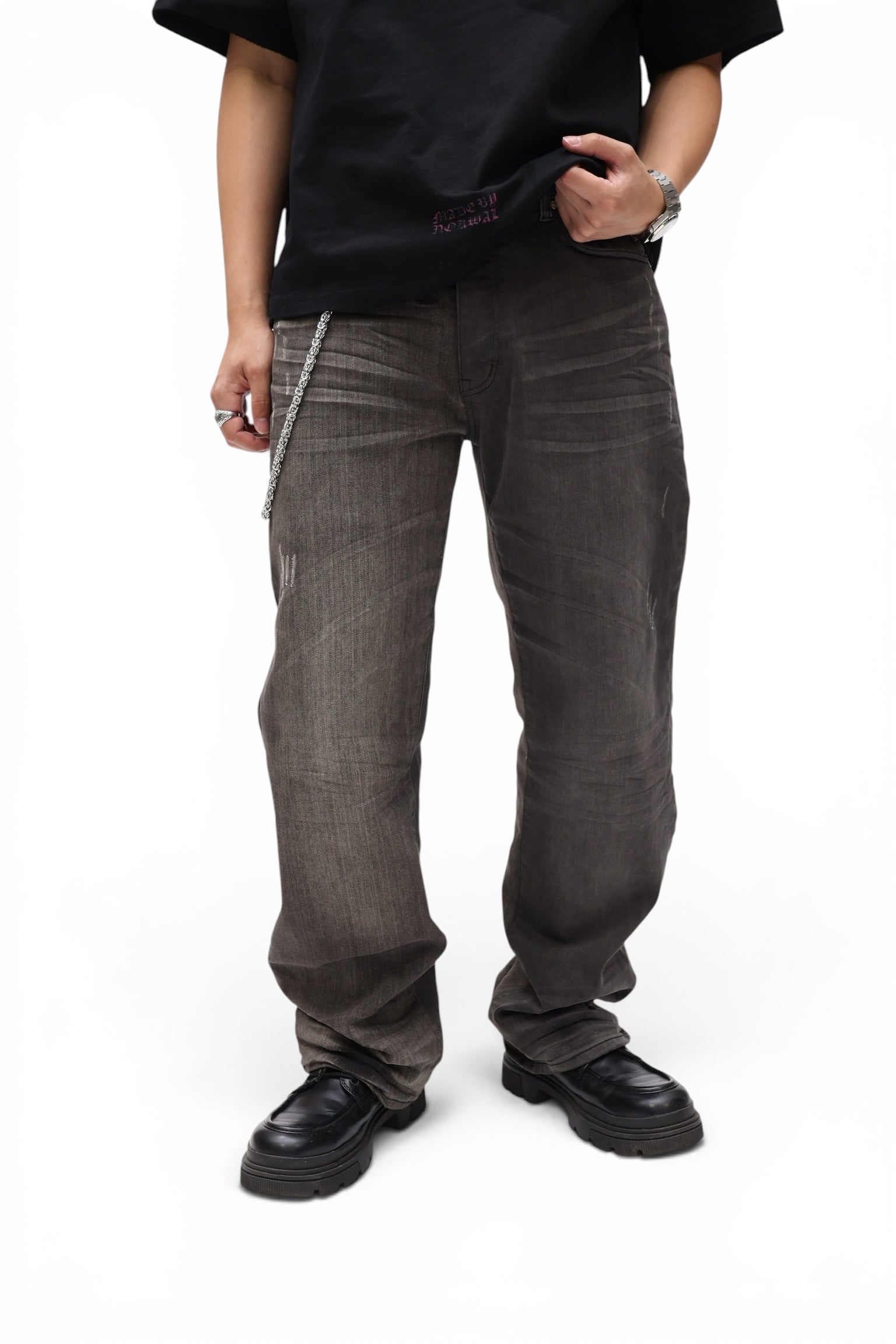 50 Shades Of Grey Straight Leg Denim