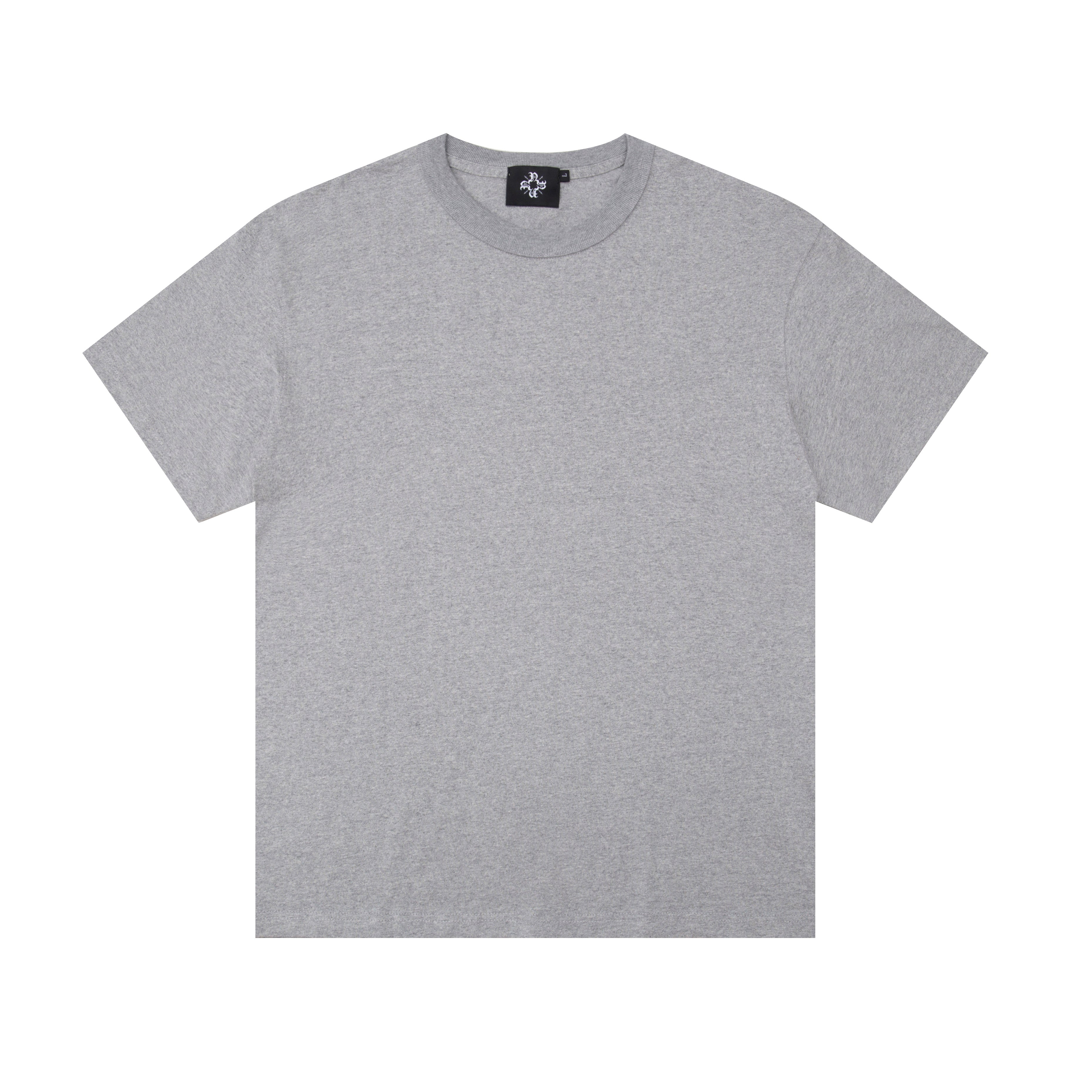 320 Reverse Collar Heavy Cotton T-Shirt - Grey