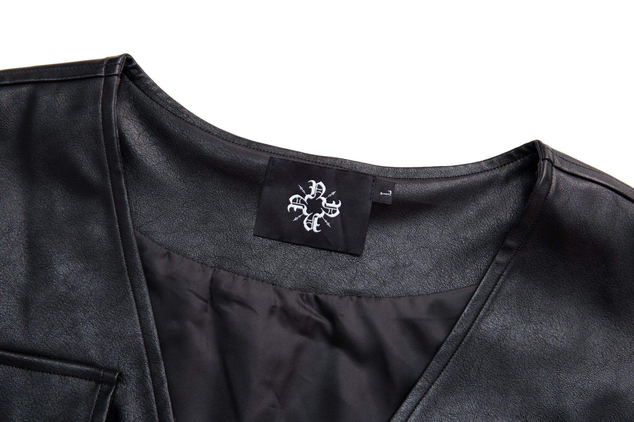 Nokwal Black Leather Vest