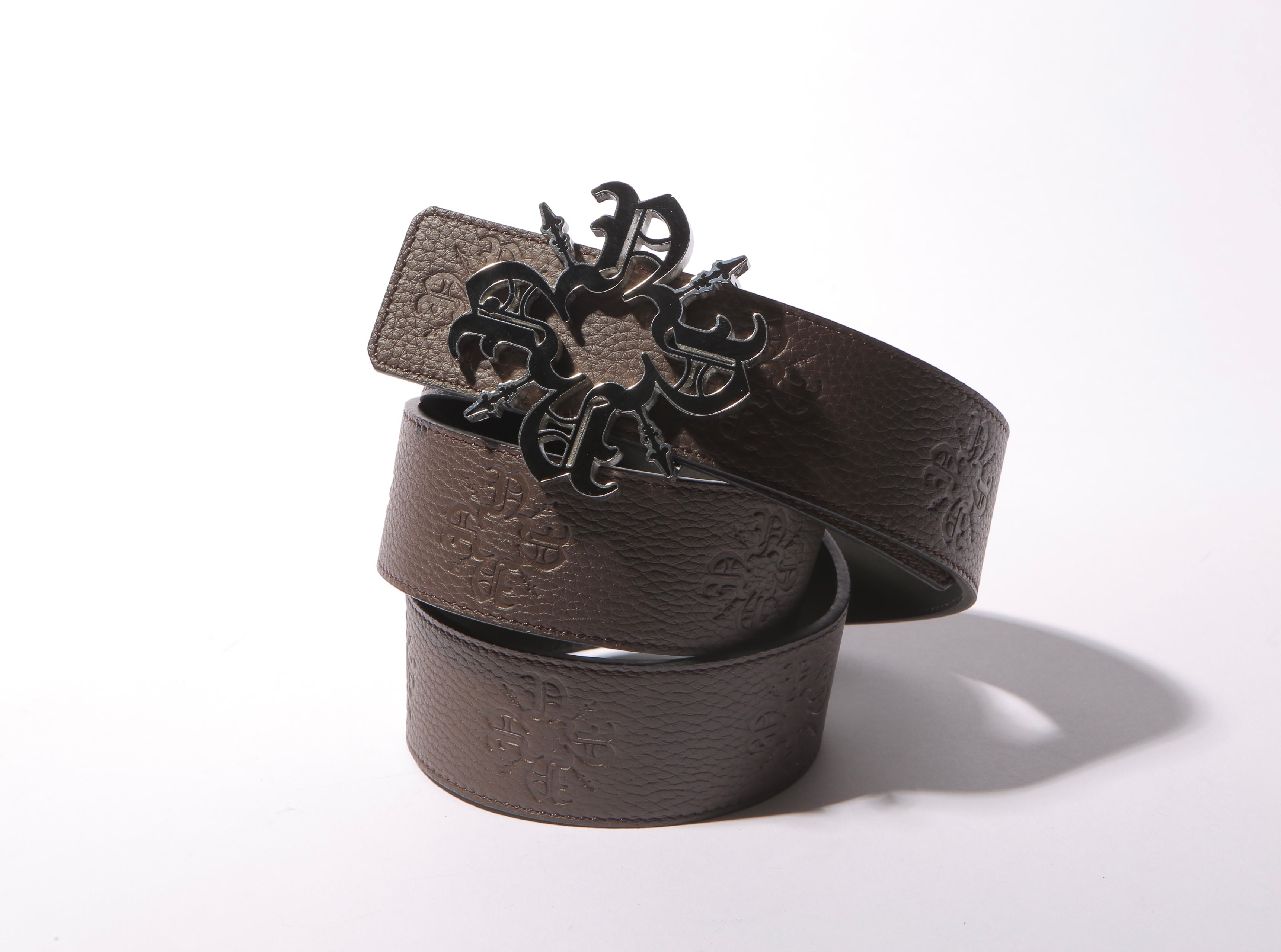 Brown Monogram Reversible Leather Strap 40MM