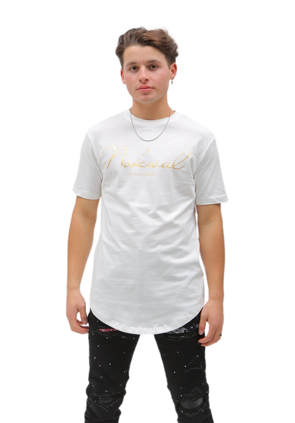 White/Gold Signature T-Shirt