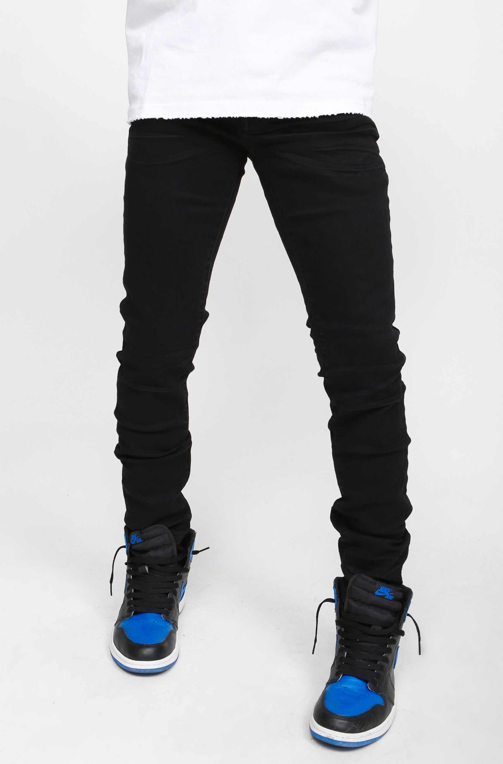 Nokwal Jet Black Skinny Denim