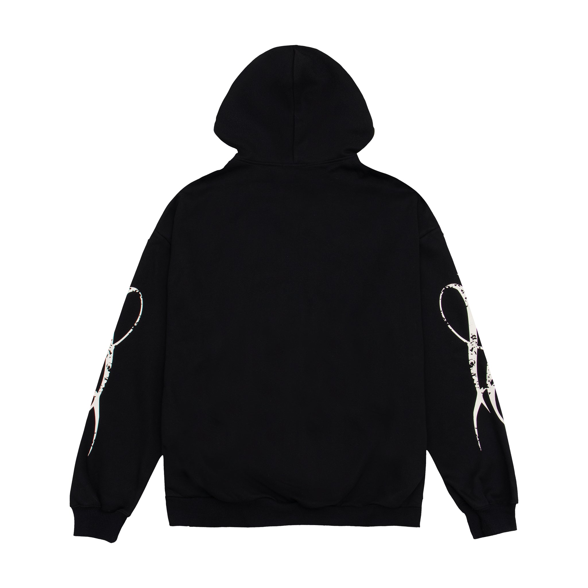 Nokwal Zip Up Oversize Hoodie - Black - XL Only
