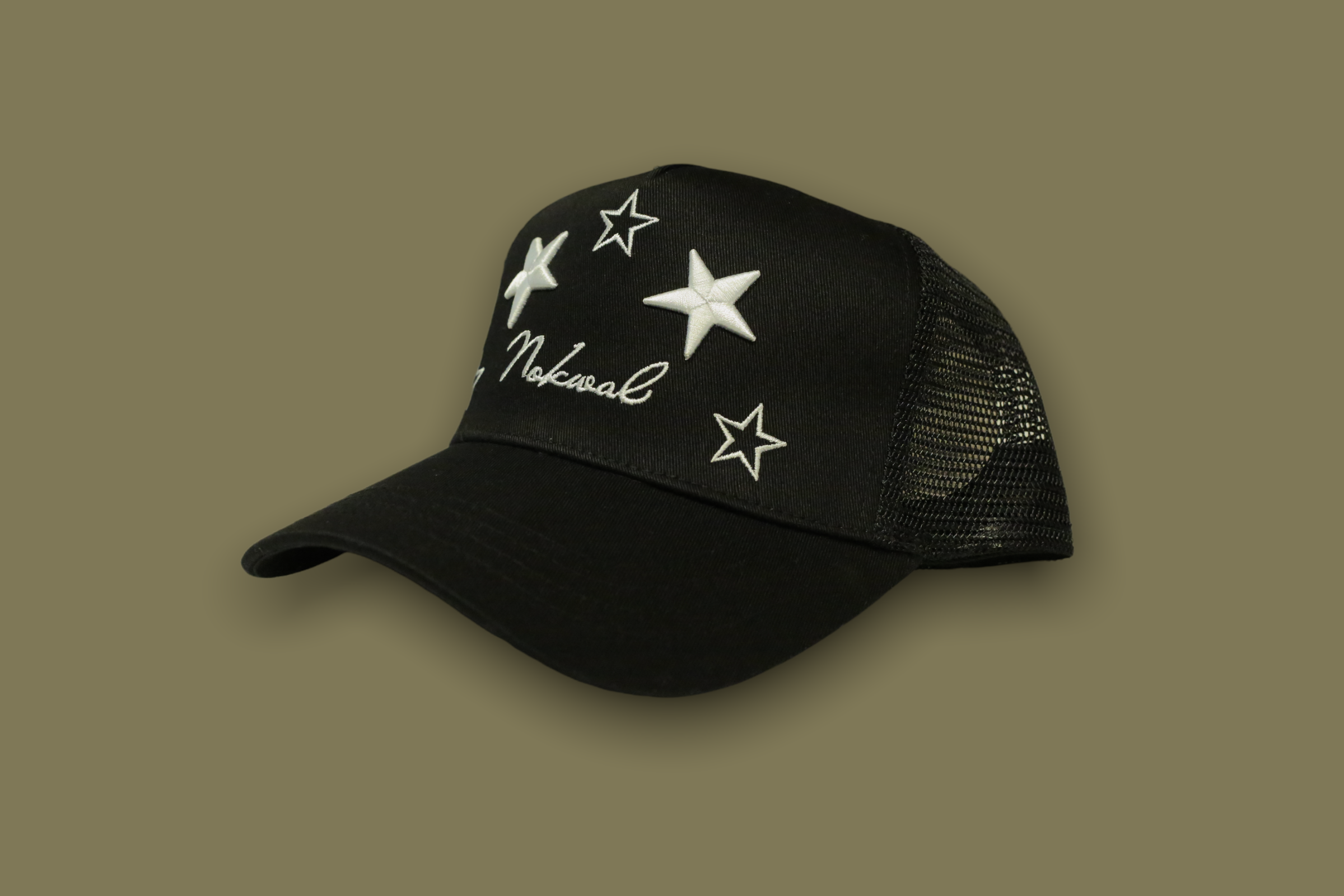 5 Star Trucker Hat - Black