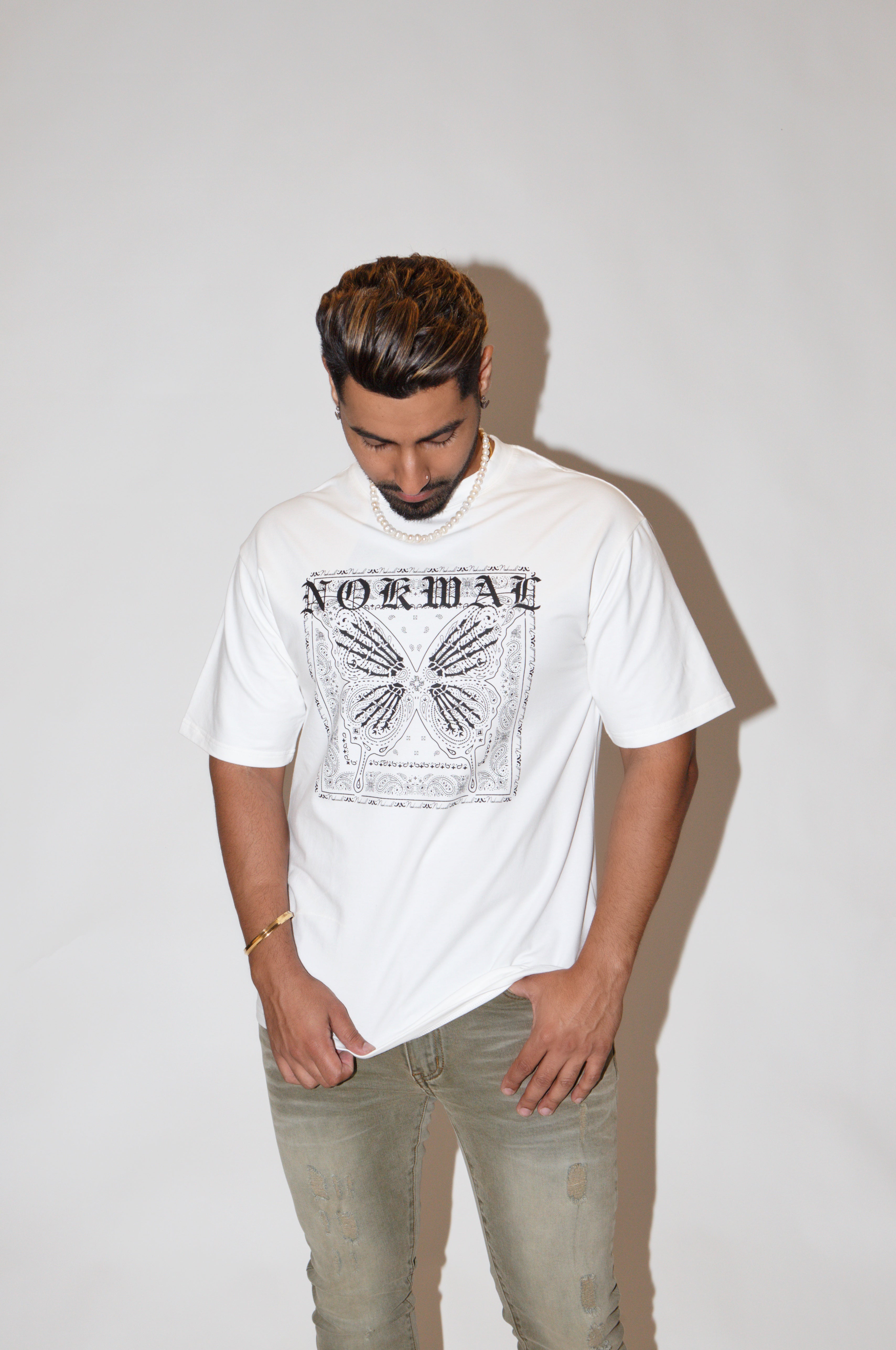Butterfly Tee - White