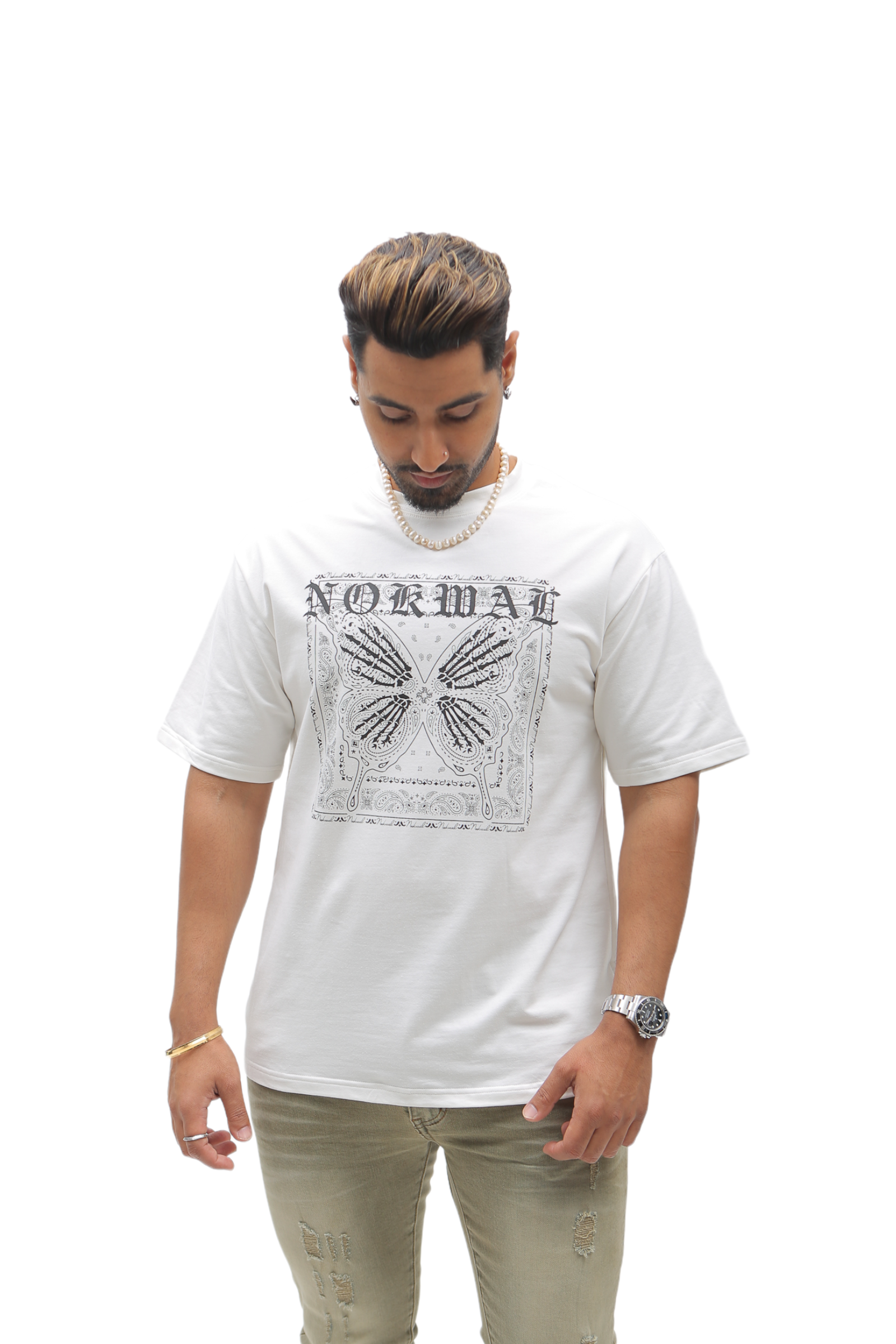 Butterfly Tee - White