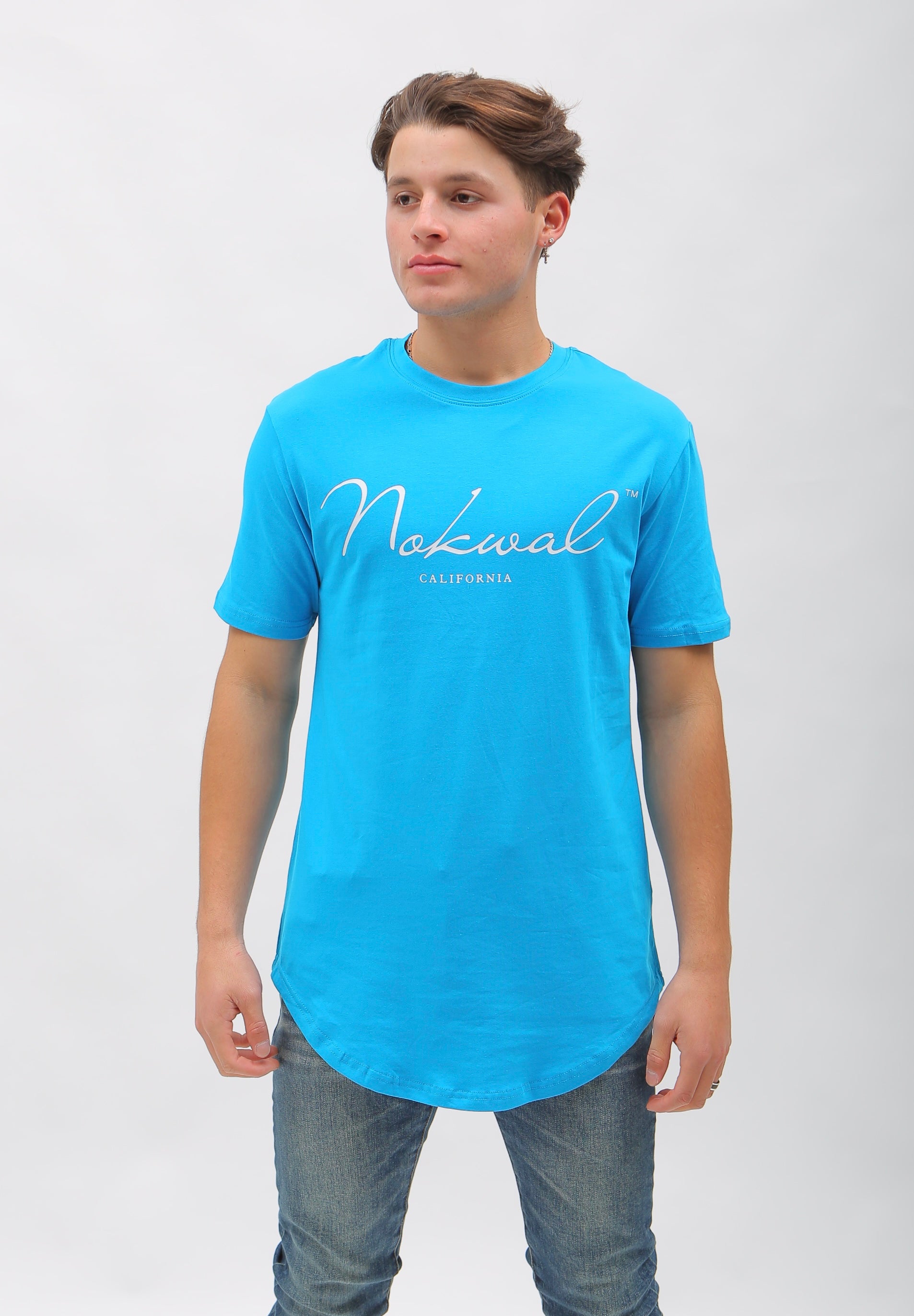 Light Blue/White Nokwal Signature T-Shirt