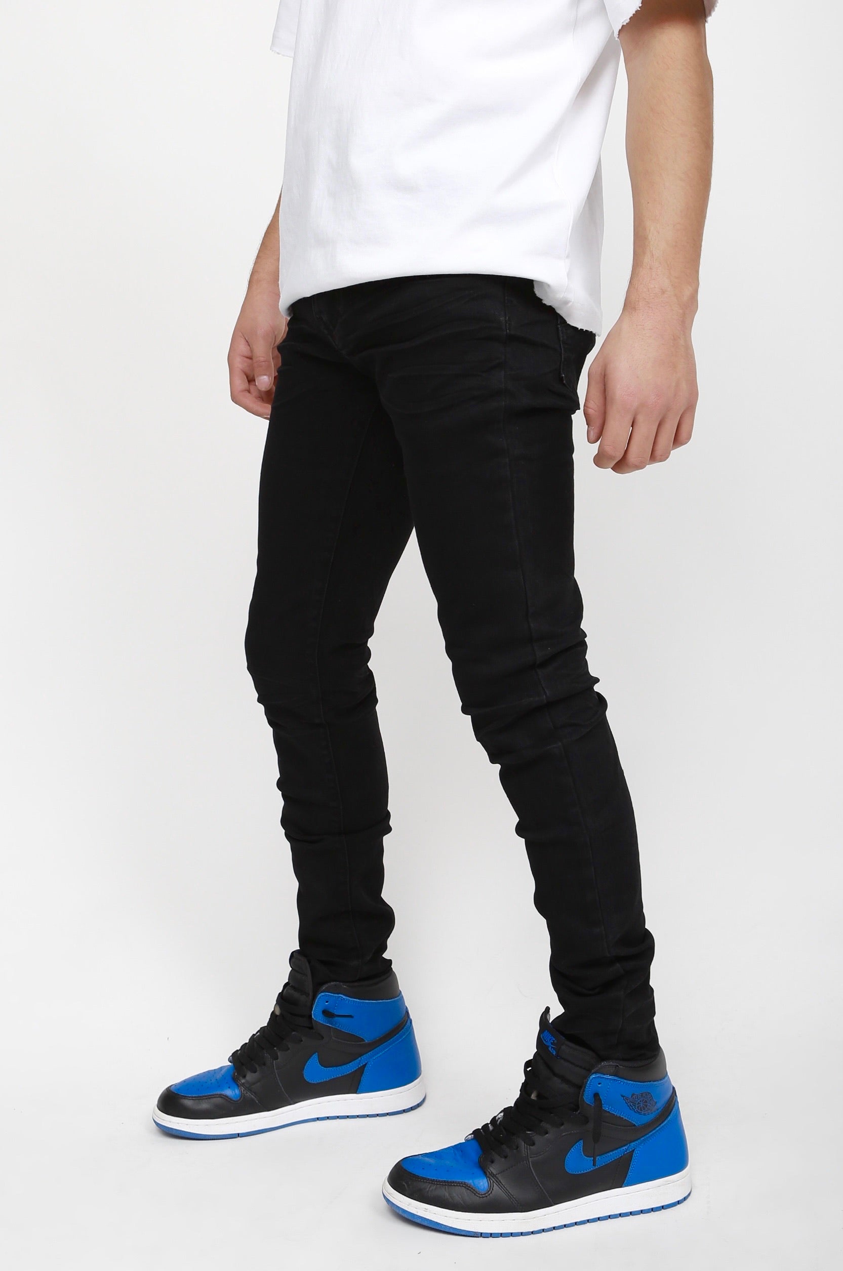 Nokwal Jet Black Skinny Denim