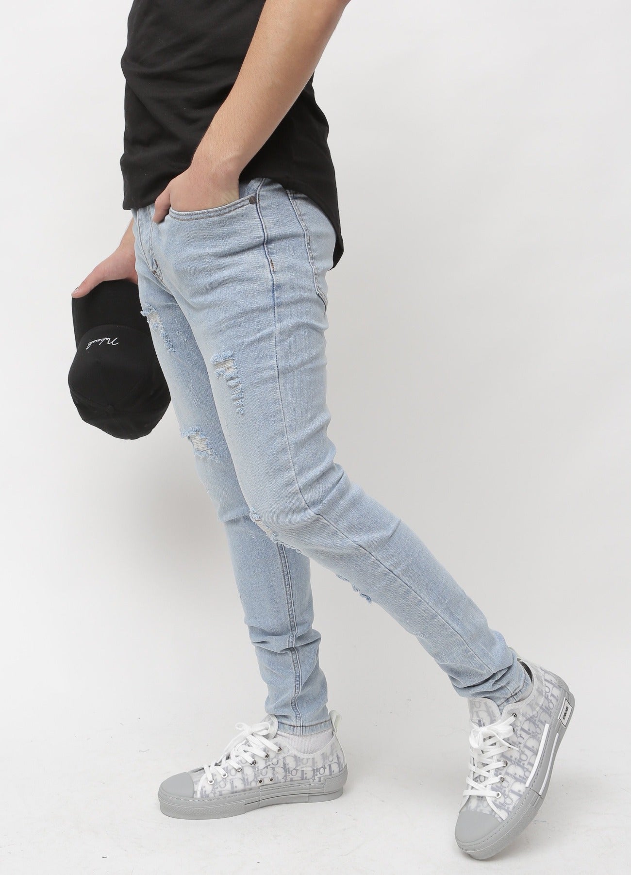 Super Light Blue Wash Denim