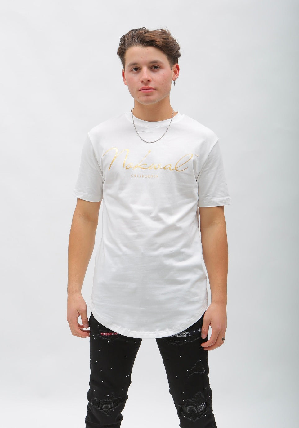 White/Gold Signature T-Shirt