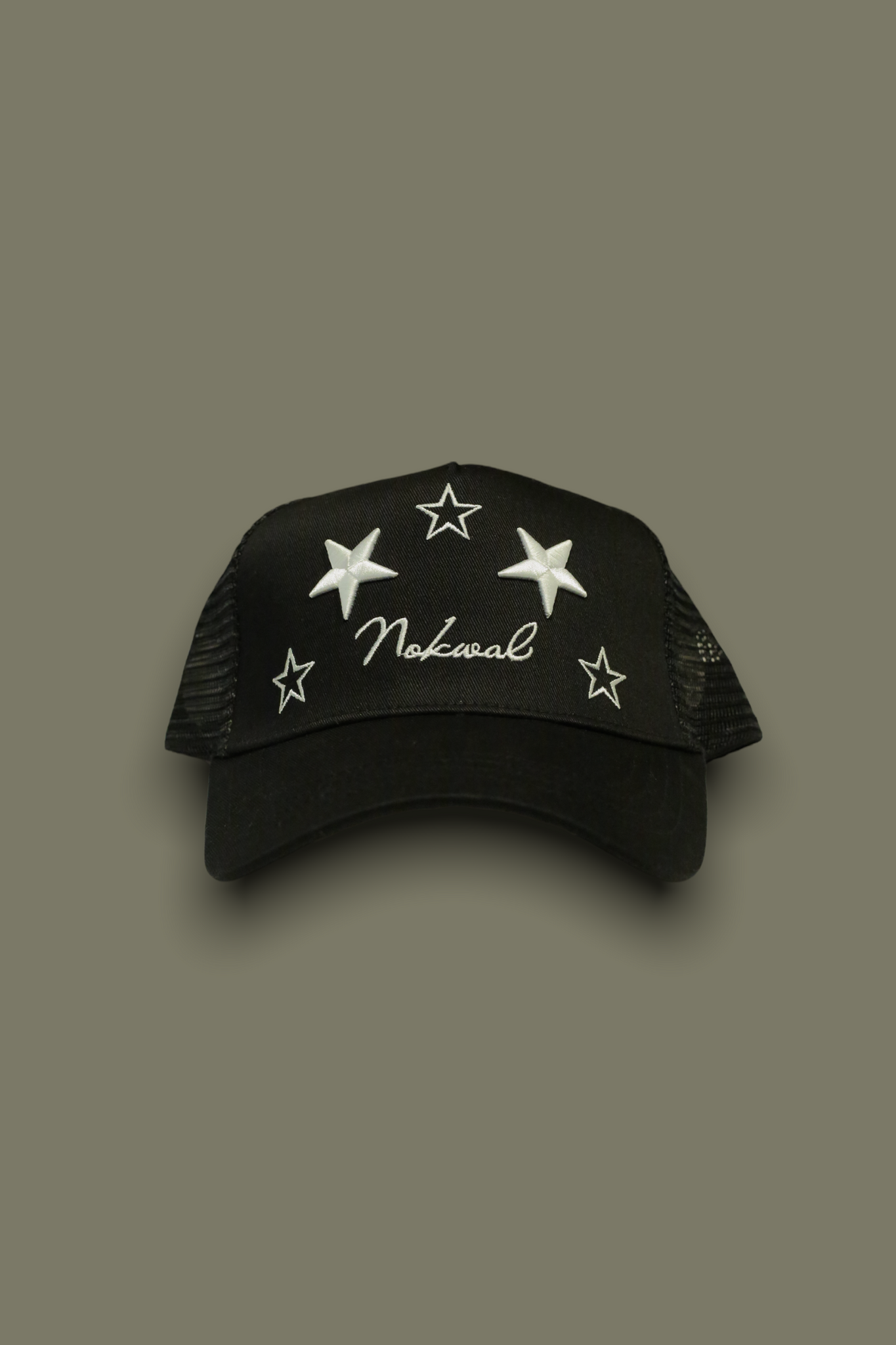 5 Star Trucker Hat - Black