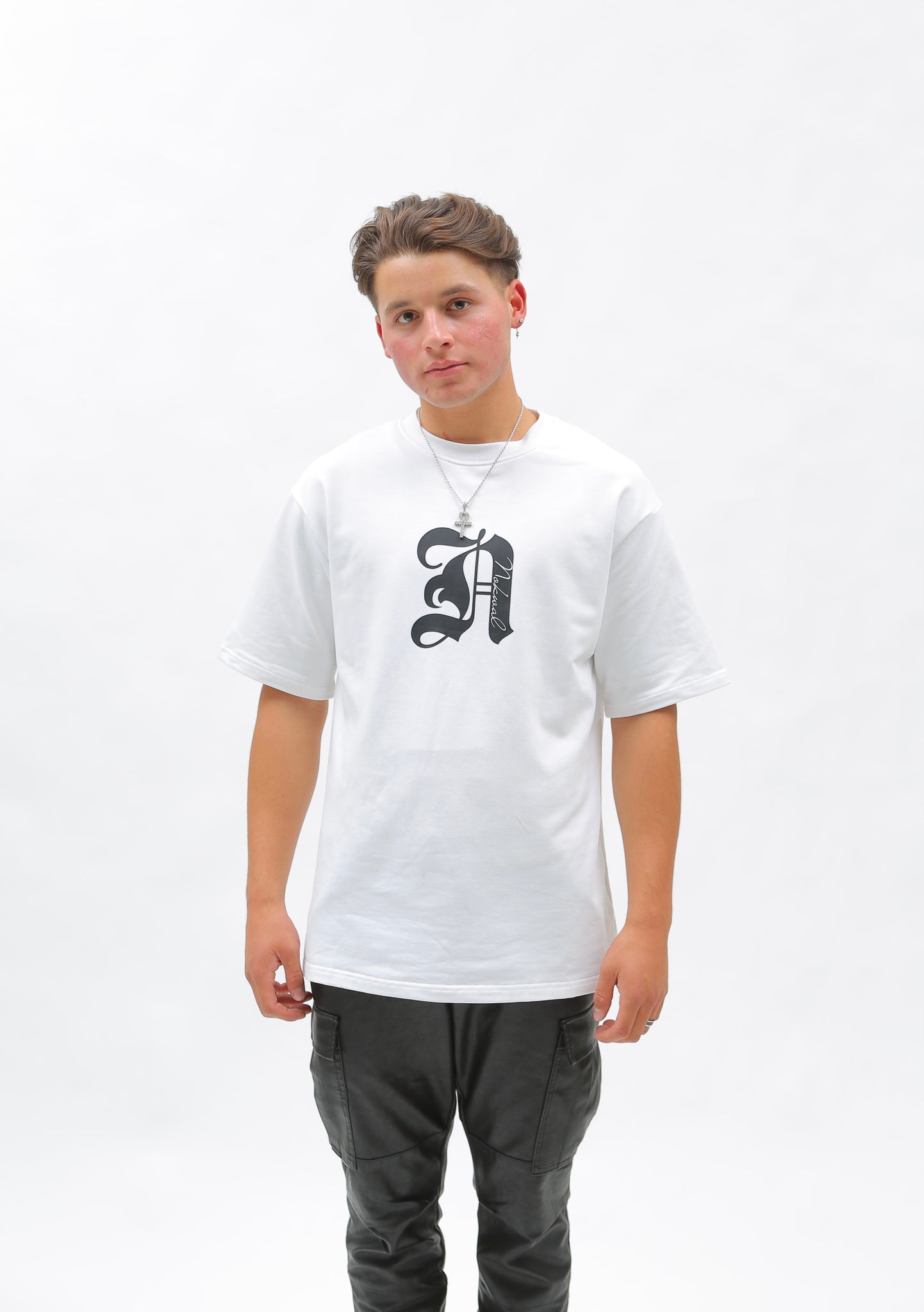 N Logo T-Shirt - White (XL, XXL Only)