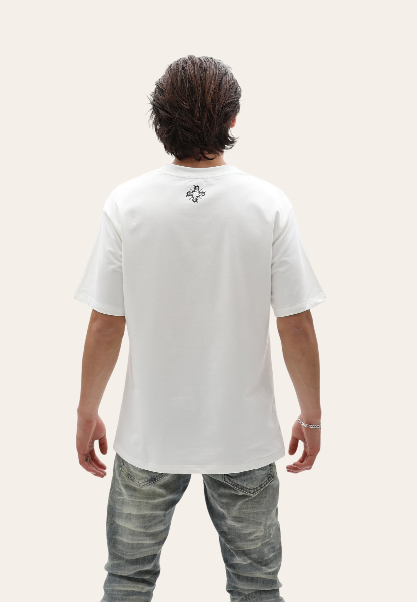 Monogram Checkers T Shirt - White